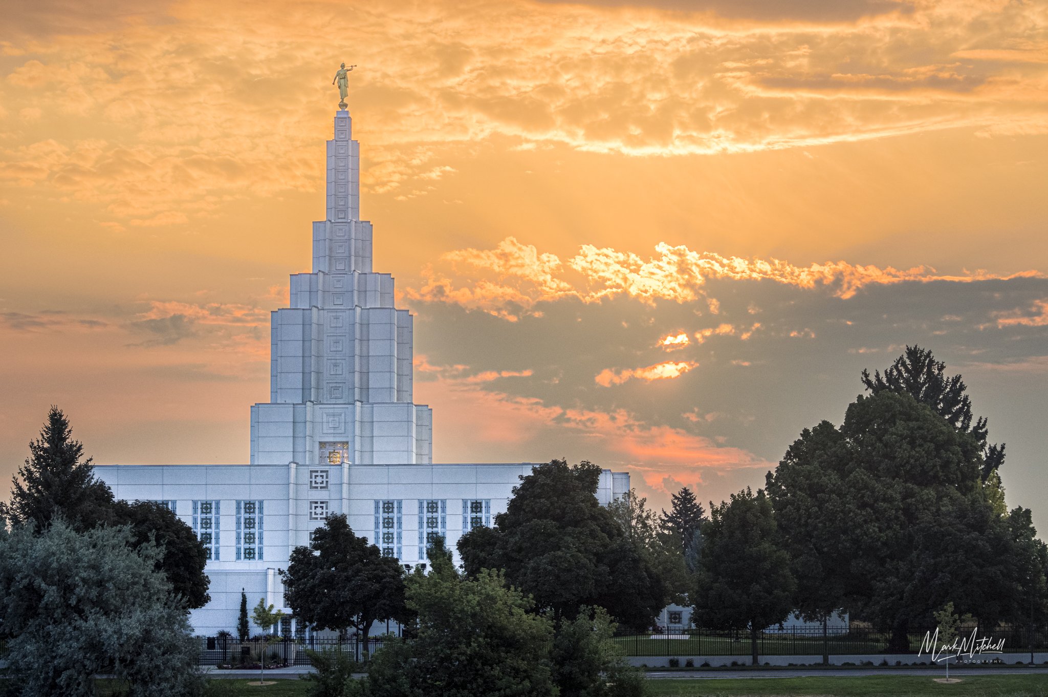 Idaho Falls Temple Sunrise
