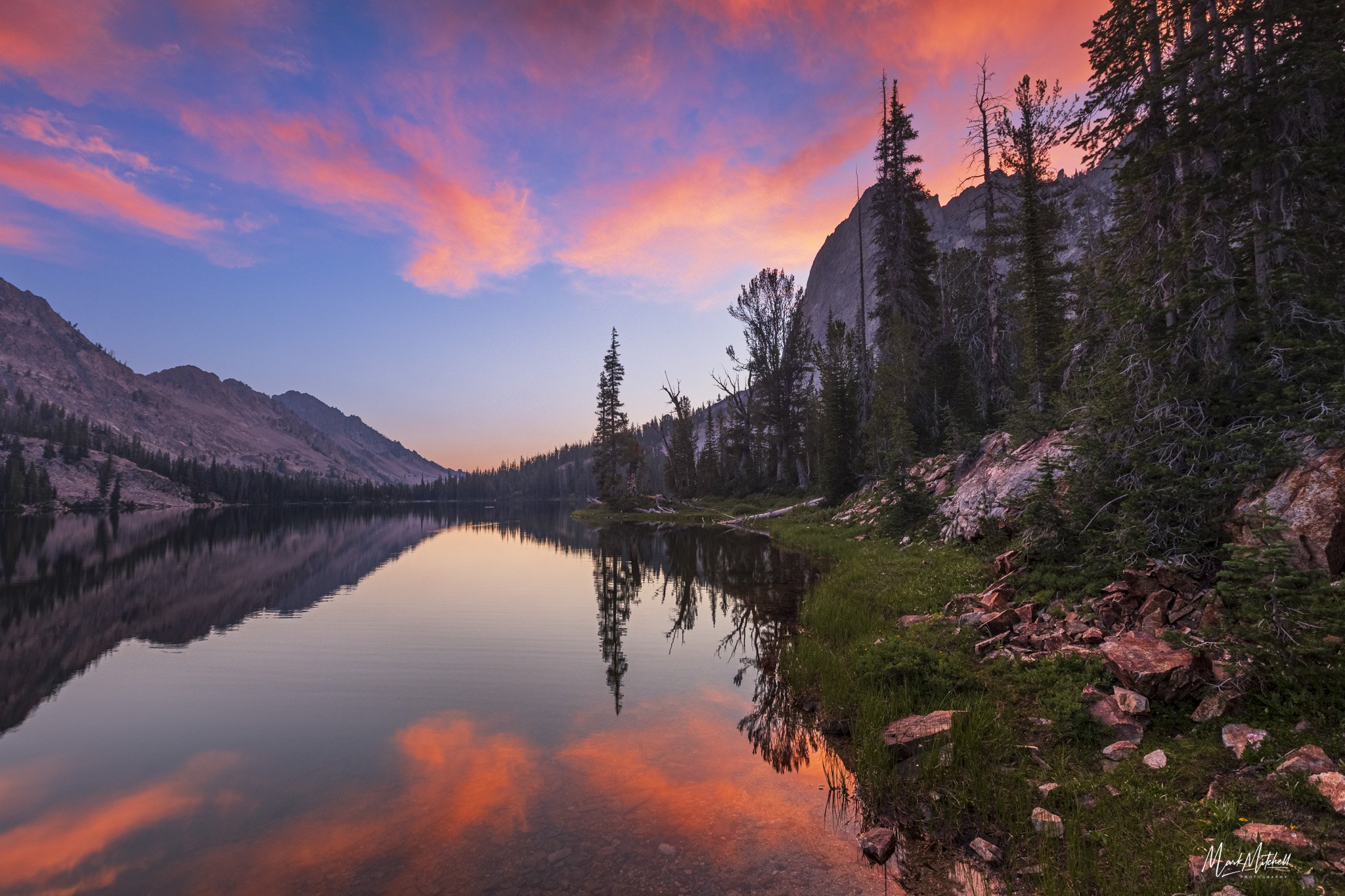 Colorful Sunrise on Alice Lake