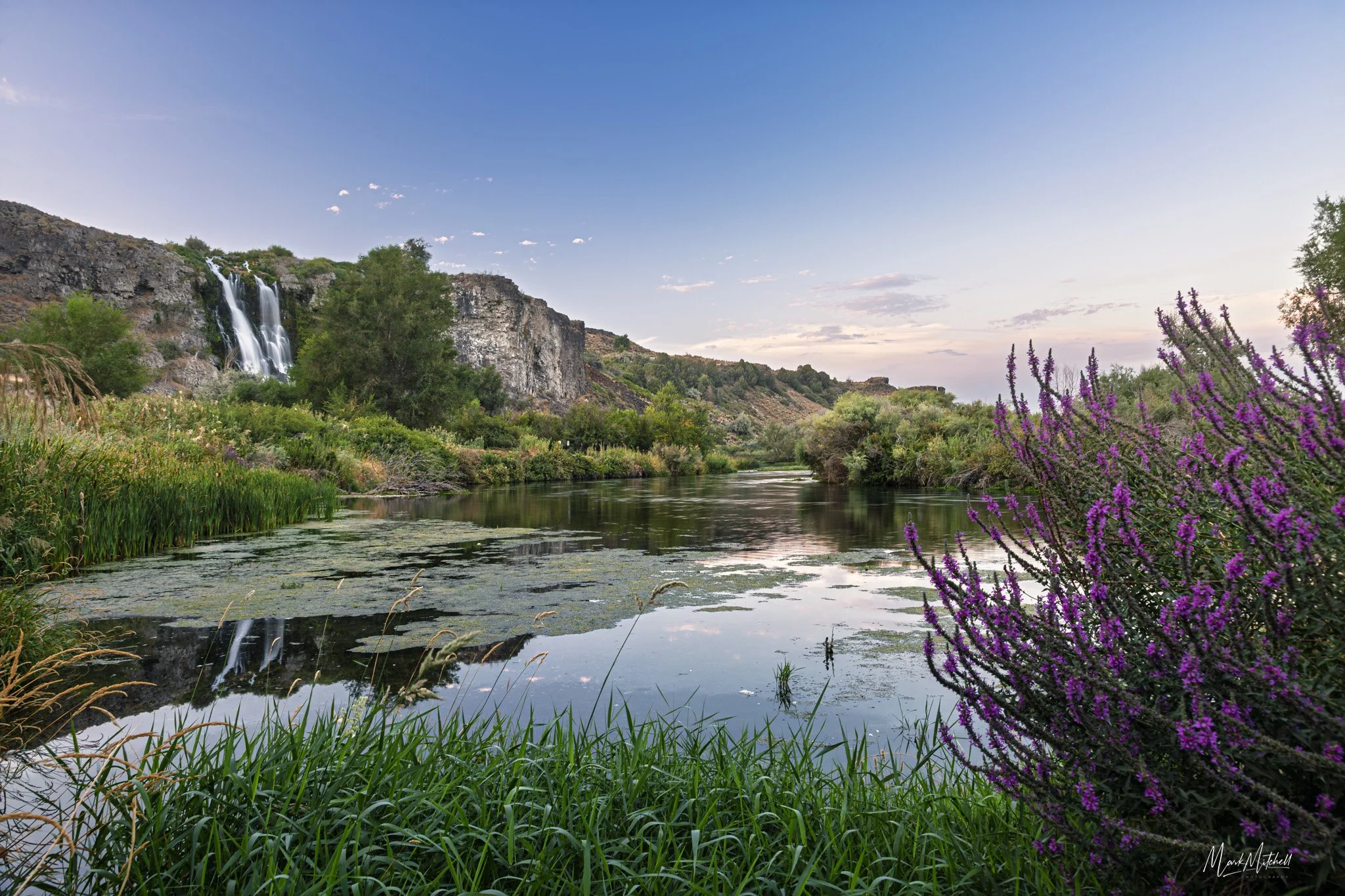 Thousand Springs State Park, Lemmon Falls in Summer.jpg
