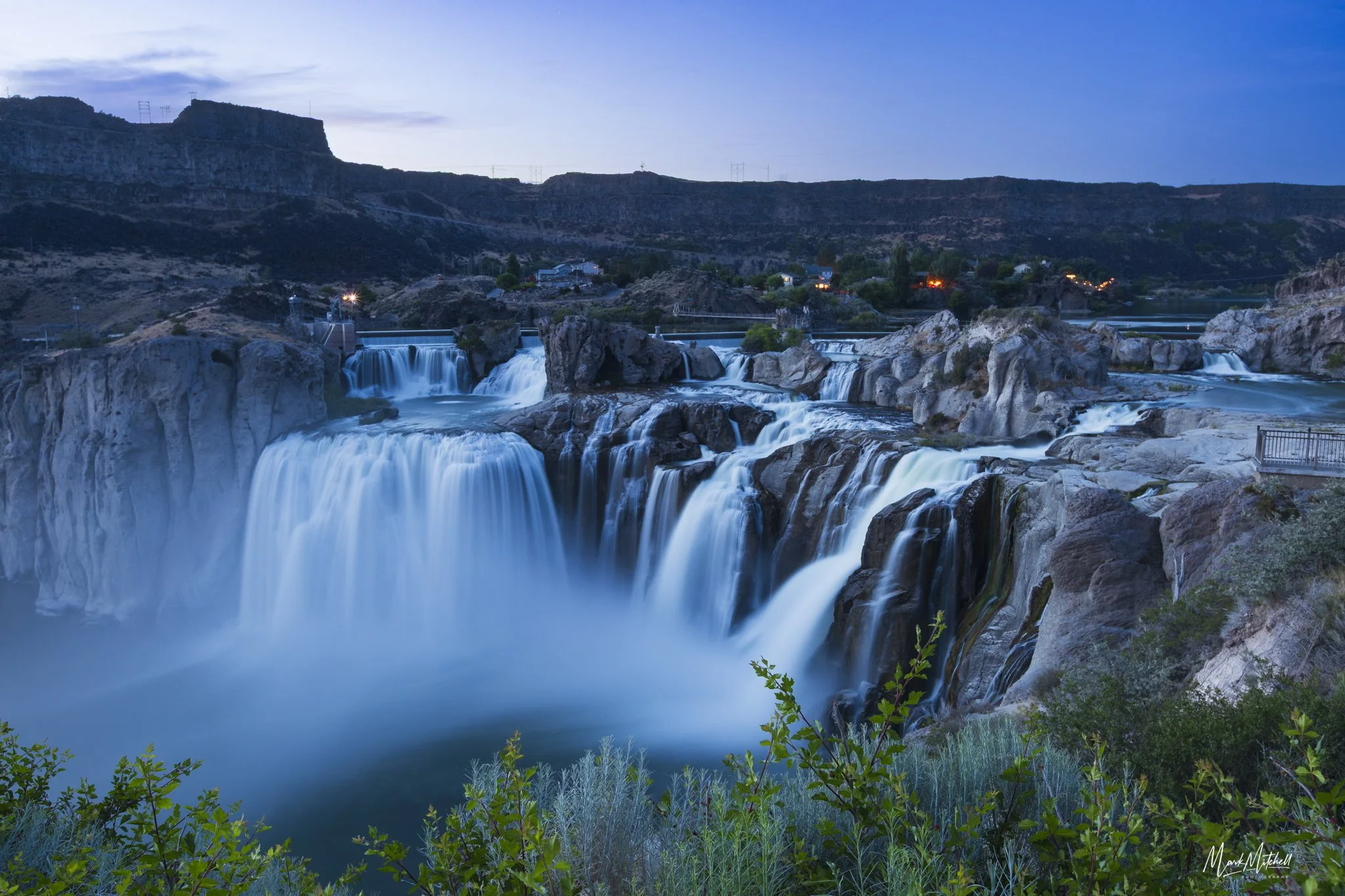 Shoshone Falls at night | Twin Falls, Idaho
