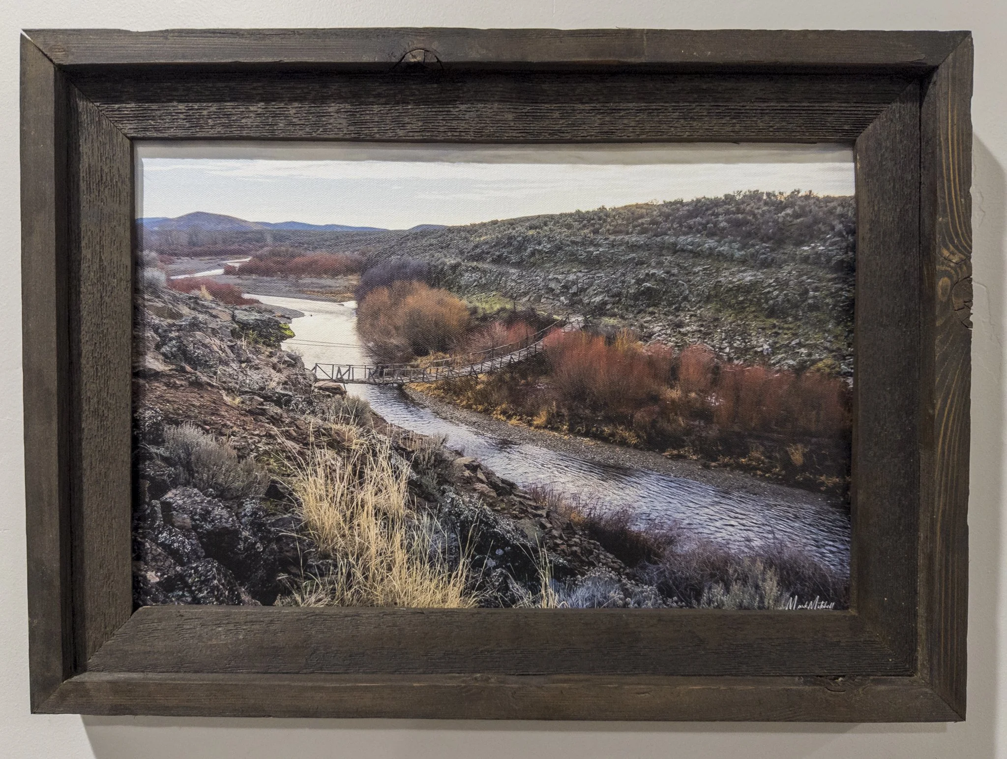 Old Sheep Bridge on the Big Wood River | Southern Idaho Landscape Fine Art Print