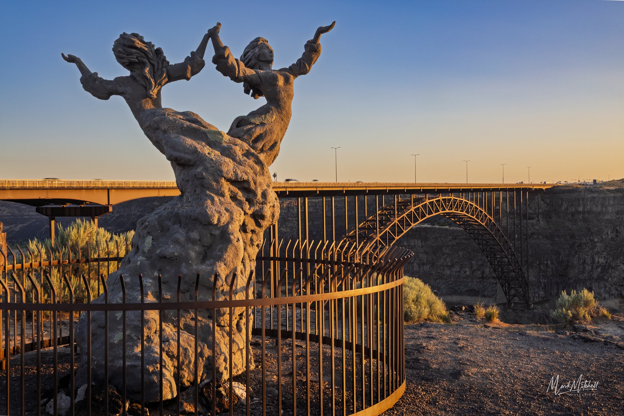 The Twins at the Perrine Bridge