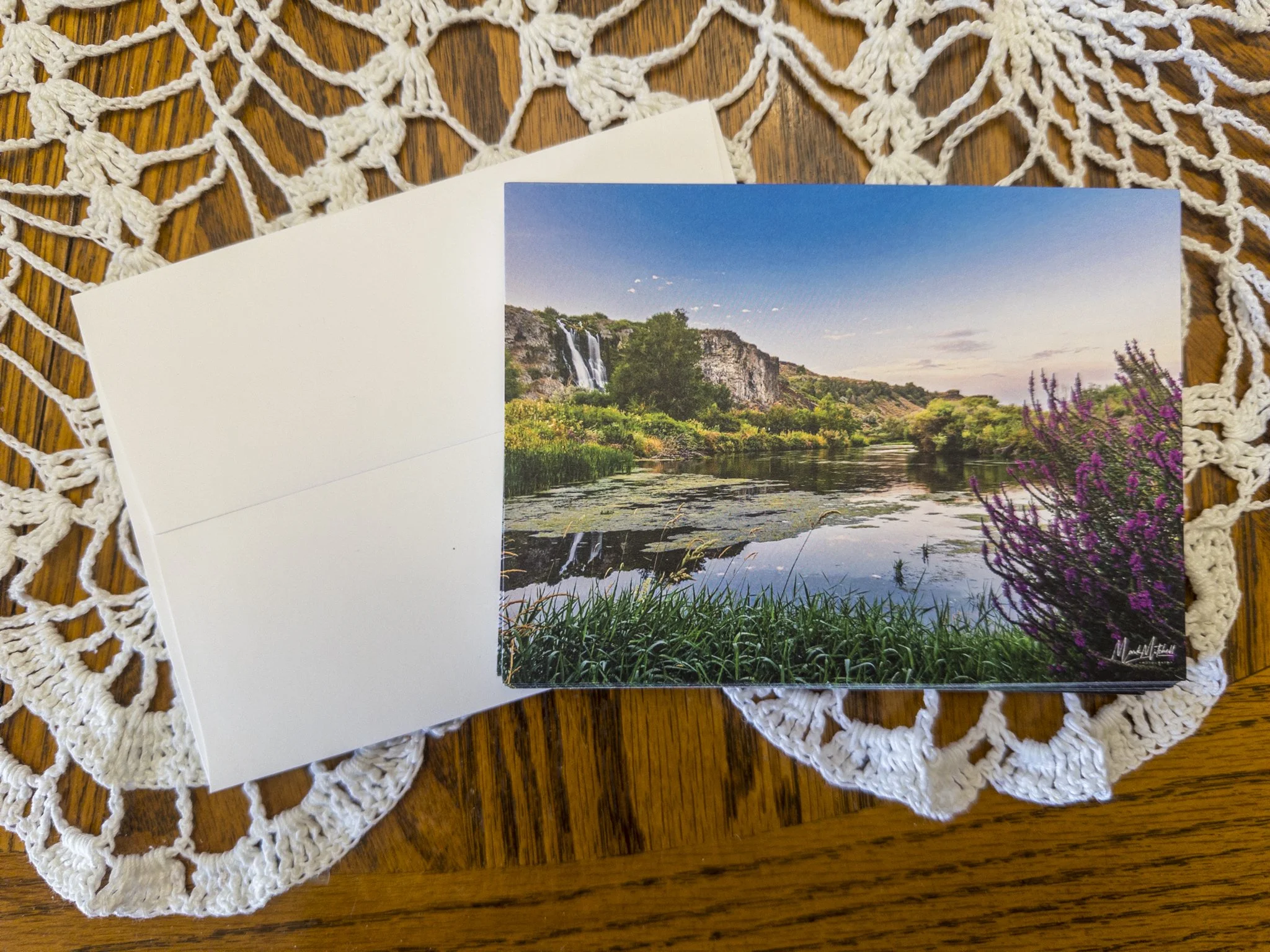 Photo Postcard: Thousand Springs State Park, Lemmon Falls in Summer