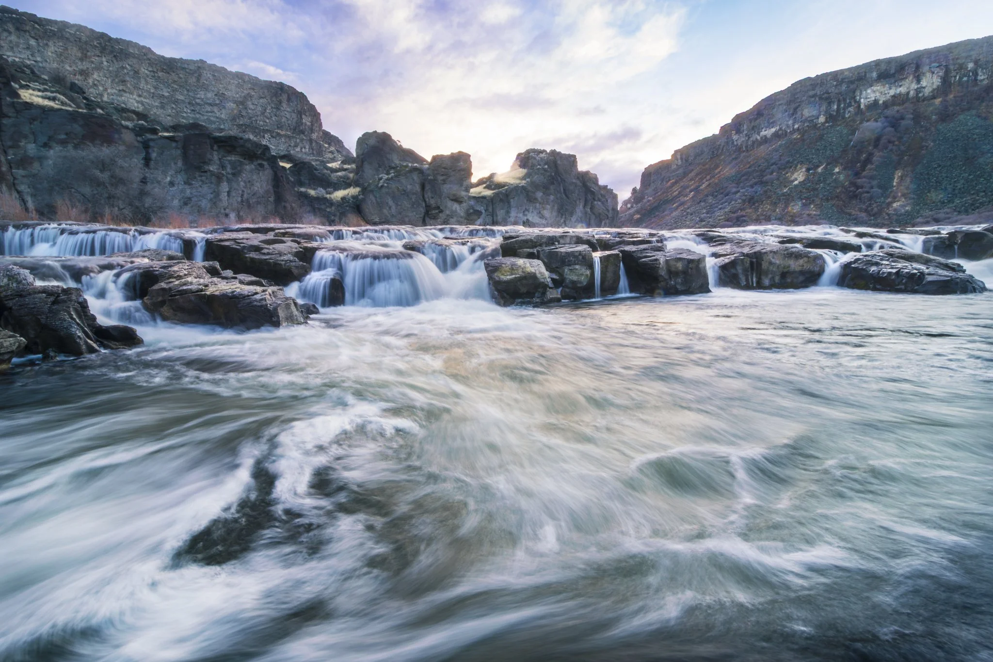 Swirling water at Pillar Falls | Southern Idaho Landscape Fine Art Print