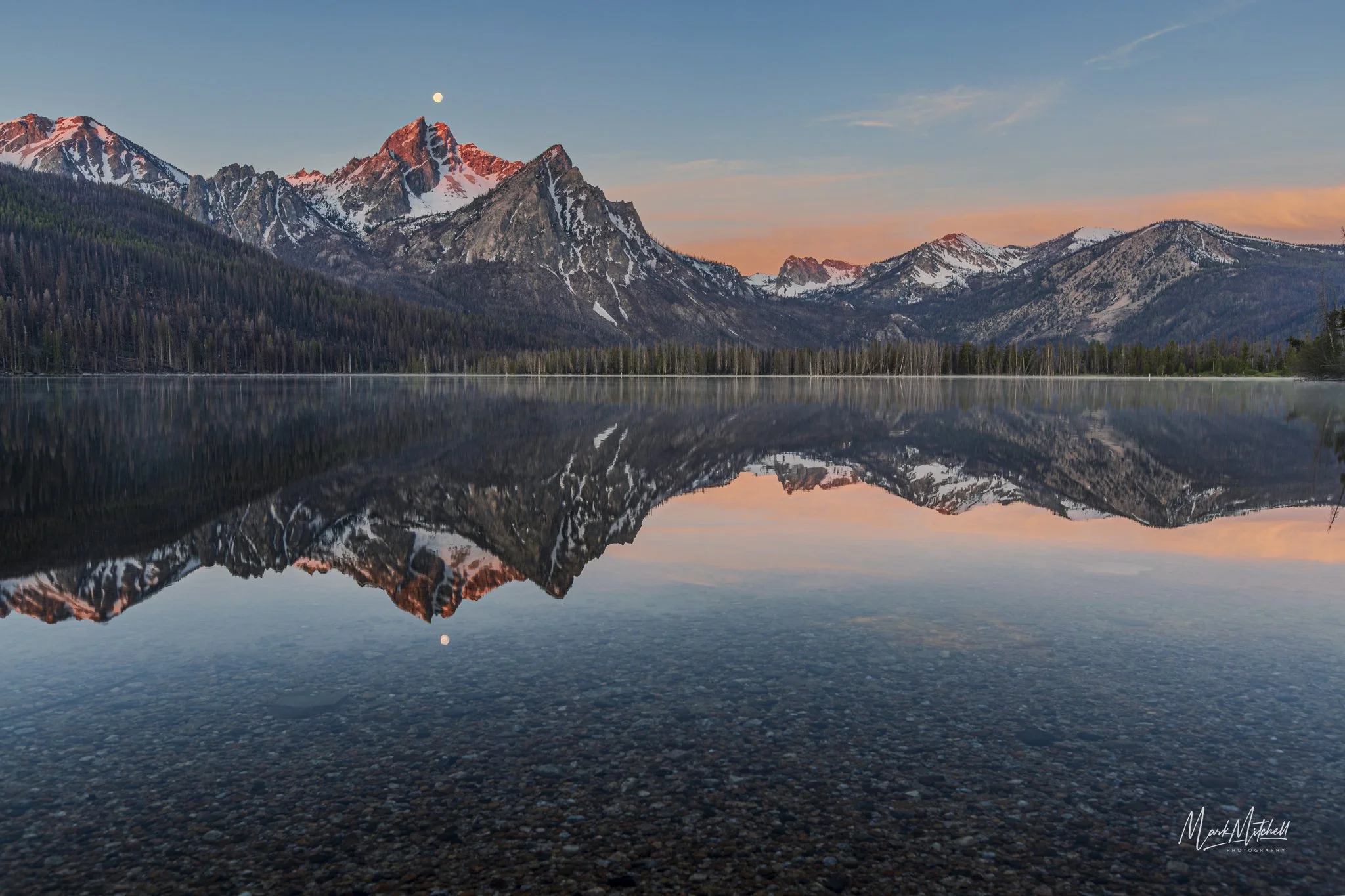 Stanley Lake Reflection at Dawn | Stanley Idaho