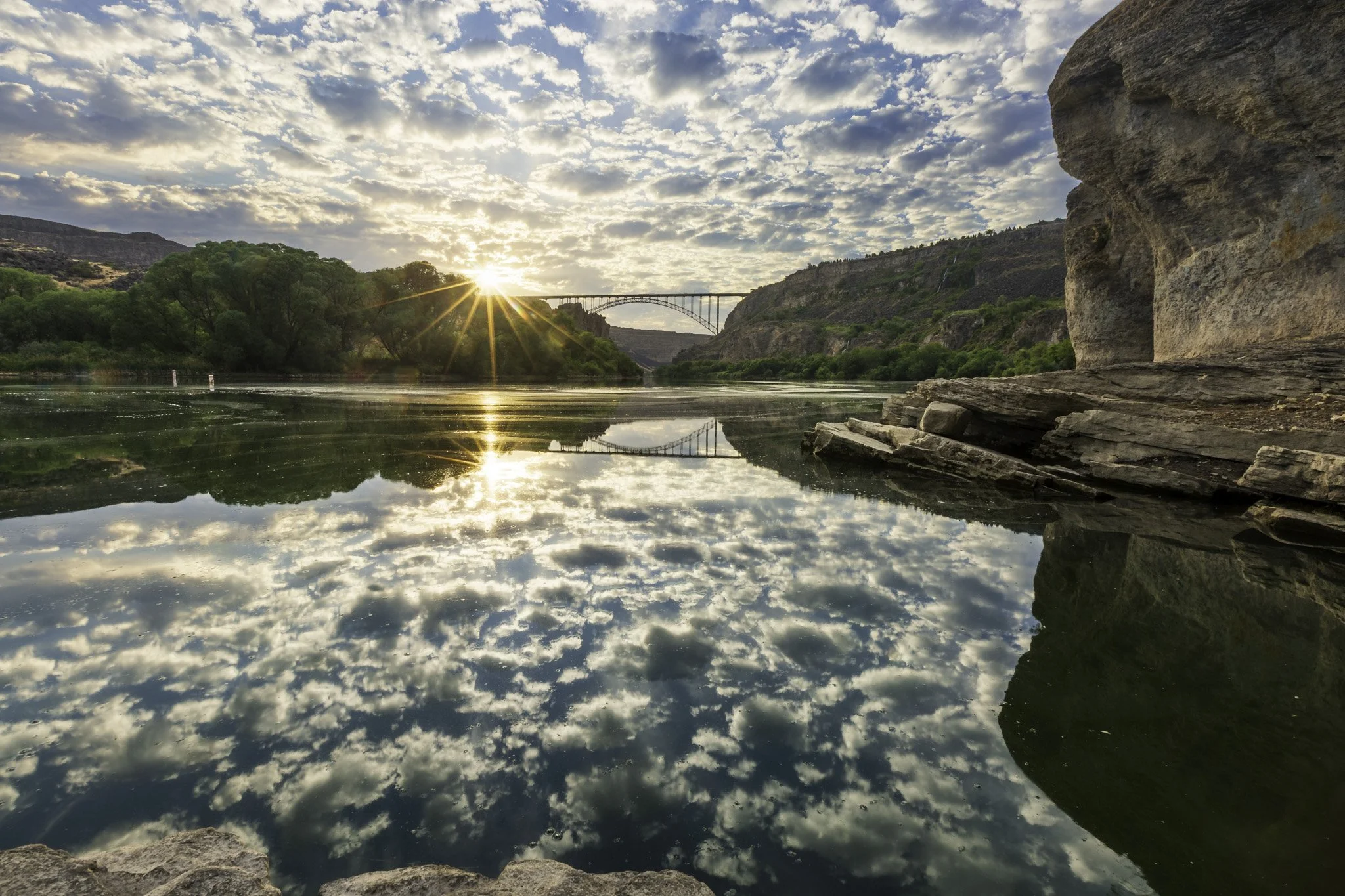 Sunrise Reflection at Centennial Park | Southern Idaho Landscape Fine Art Print