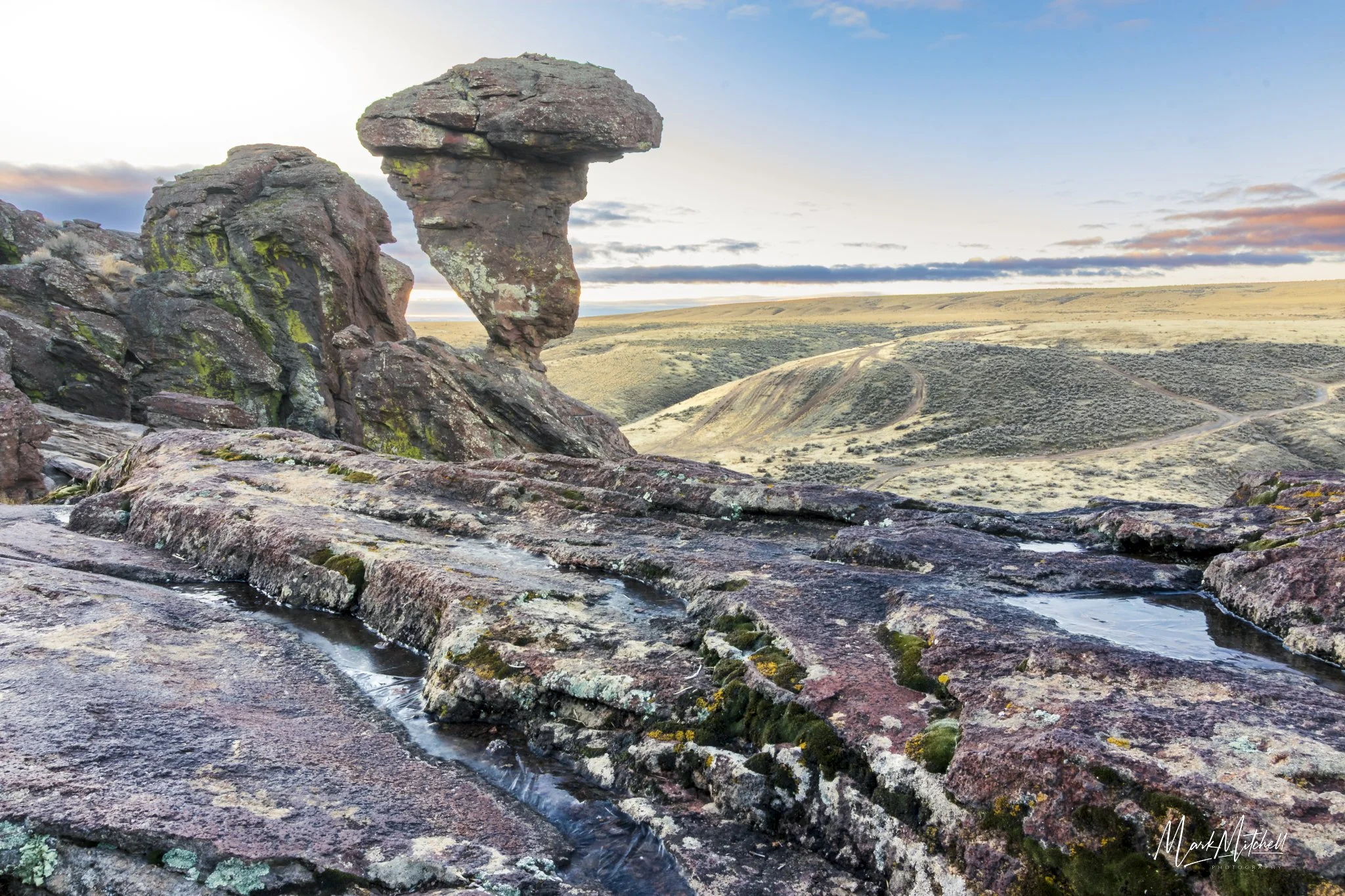 Balanced Rock in Winter