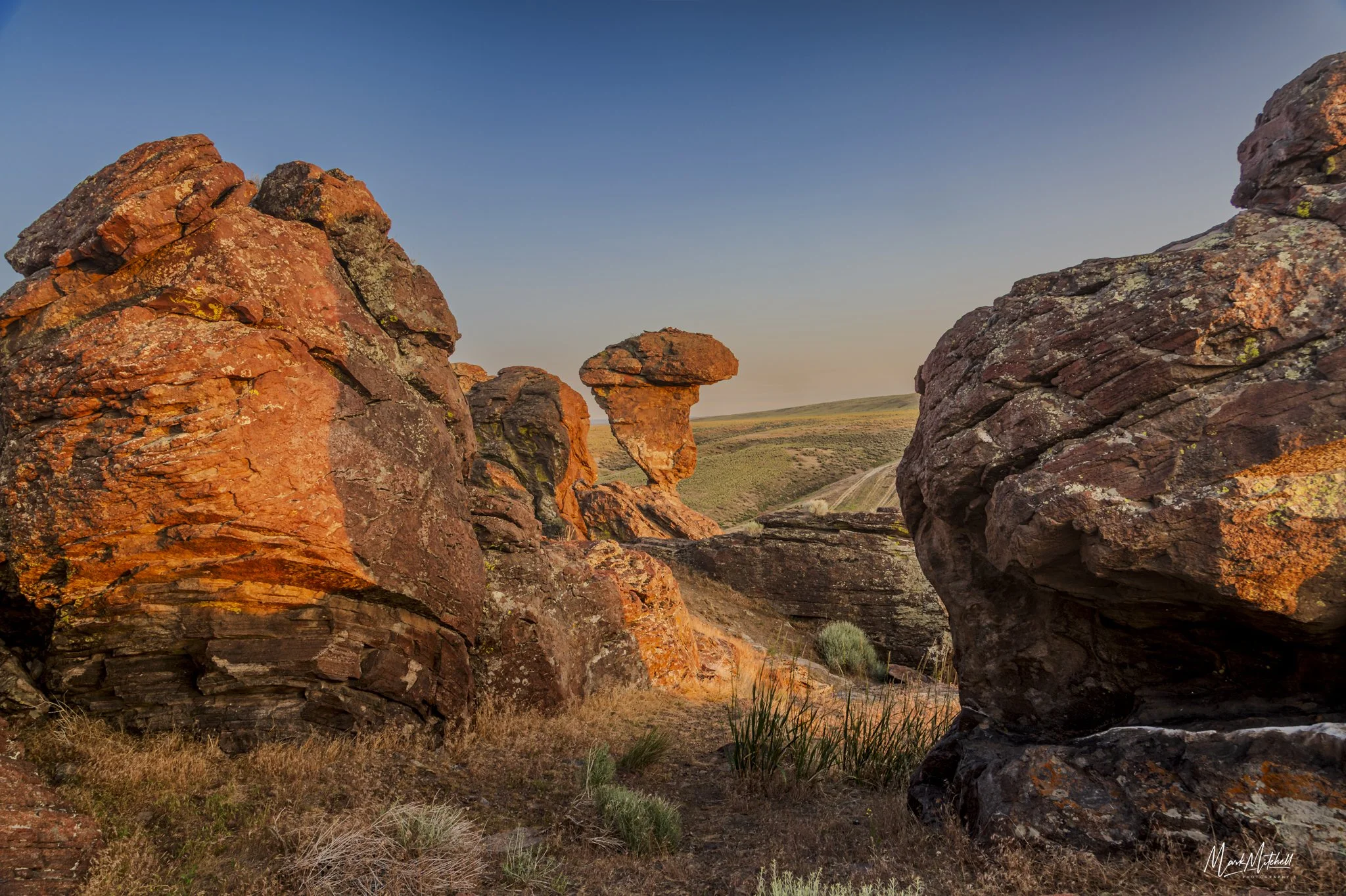 Balanced Rock Sunset | Castleford, Idaho