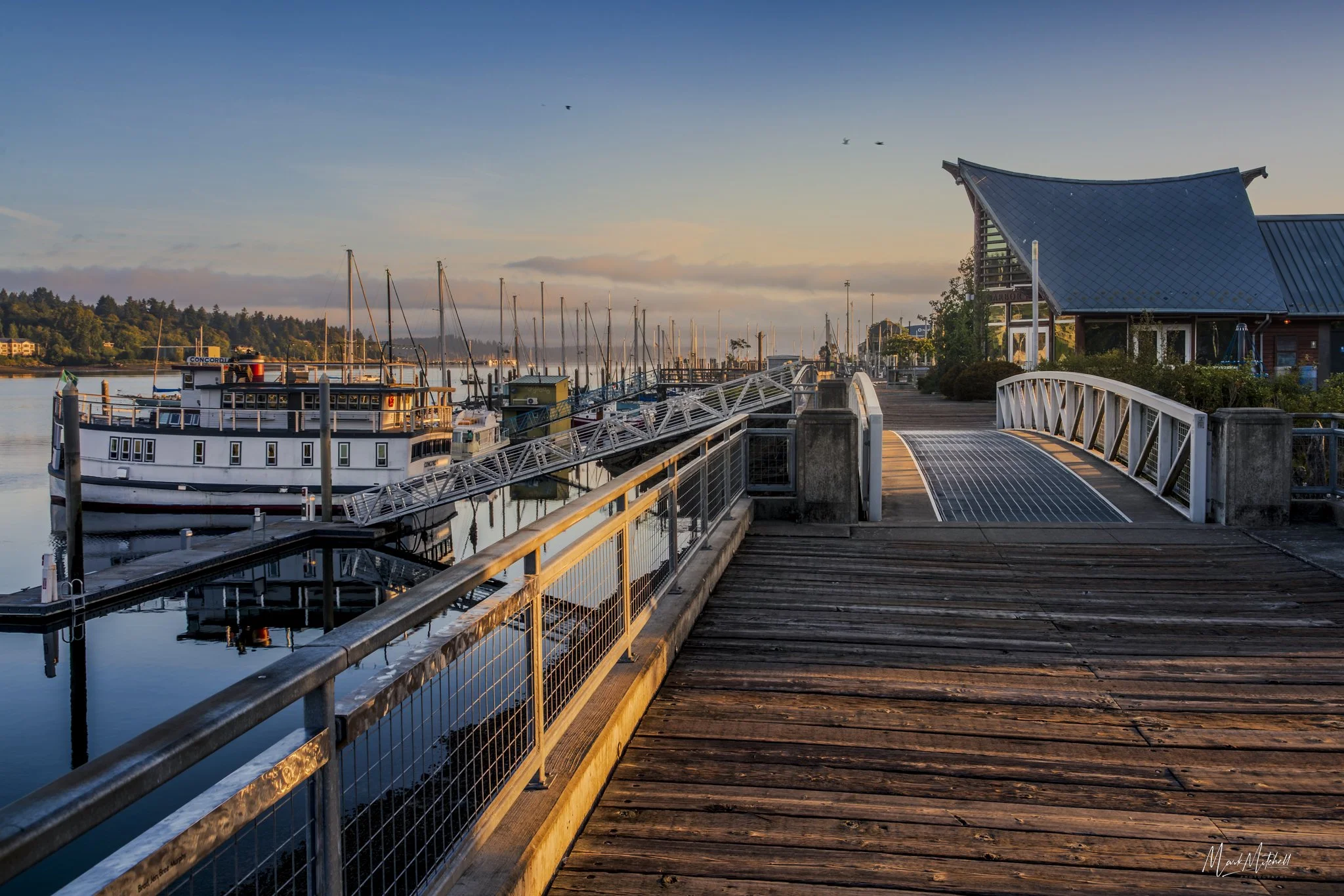 Sunrise on Percival Landing | Western Washington Landscape Fine Art Print