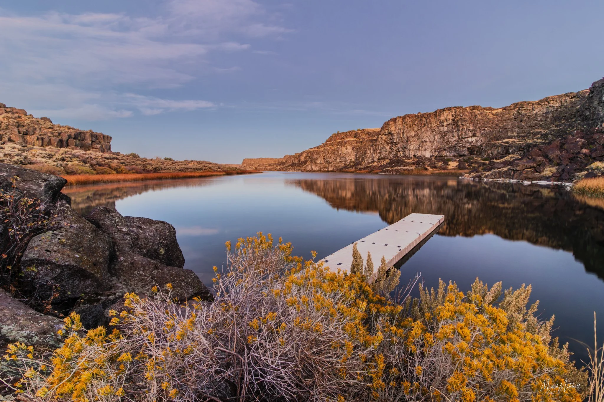Dierkes Lake Dawn in Autumn