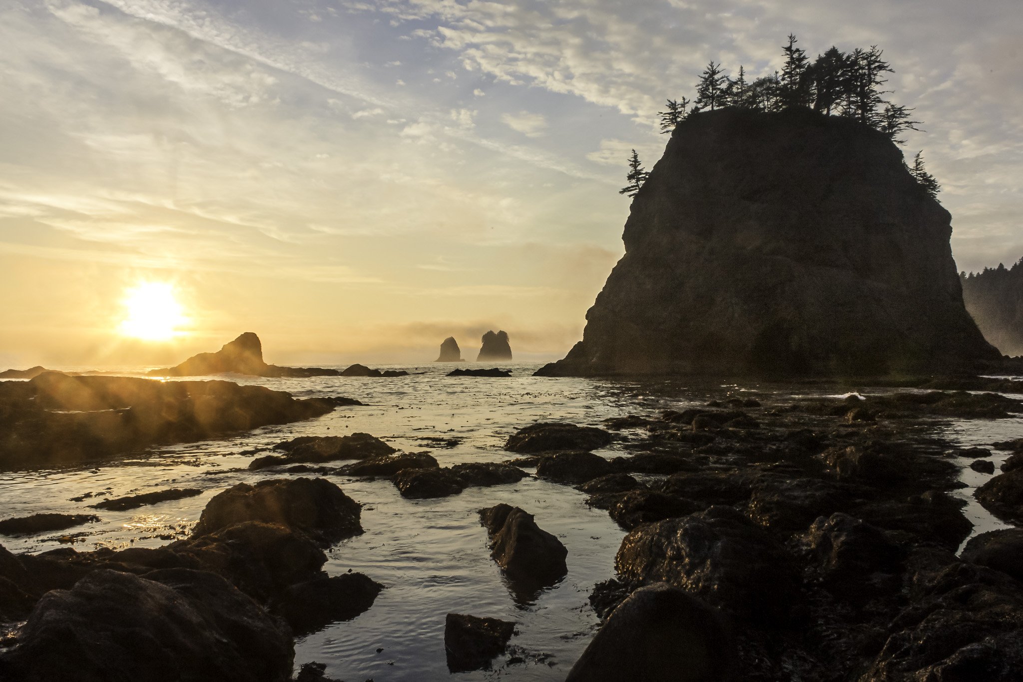 Low Tide Sunset at La Push Second Beach | Western Washington Landscape Fine Art Print