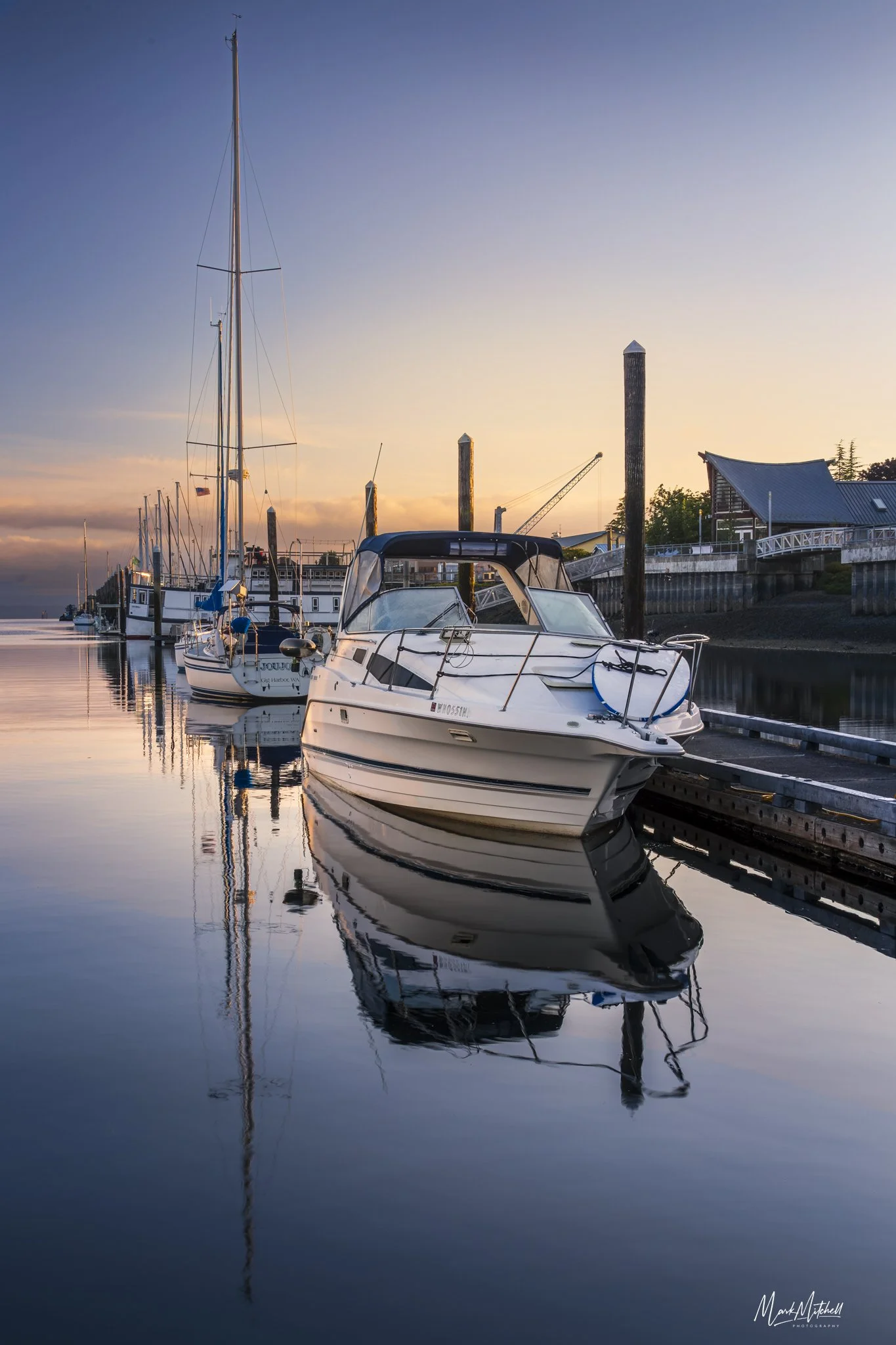 Blue Hour at Percival Landing | Olympia, Washington