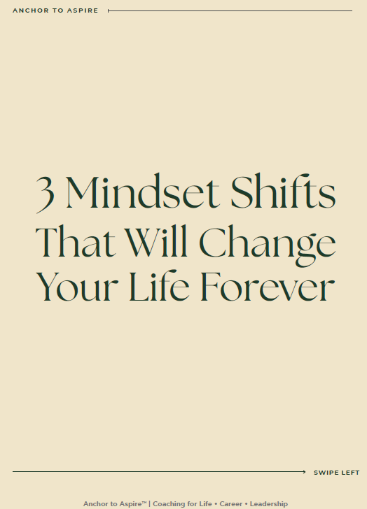 Three Mindset Shifts That Change Everything