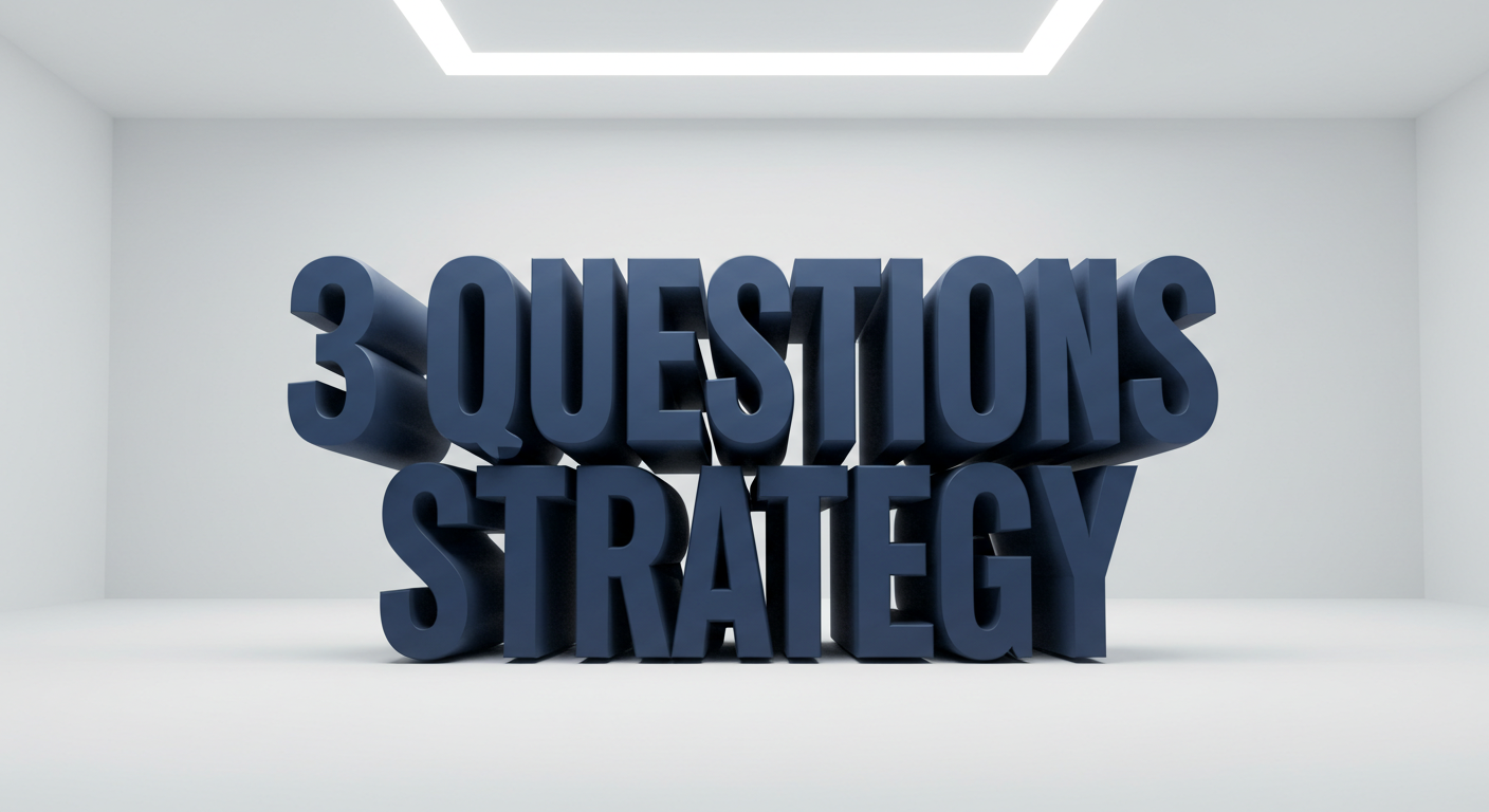 Three fundamental questions that shape every strategy