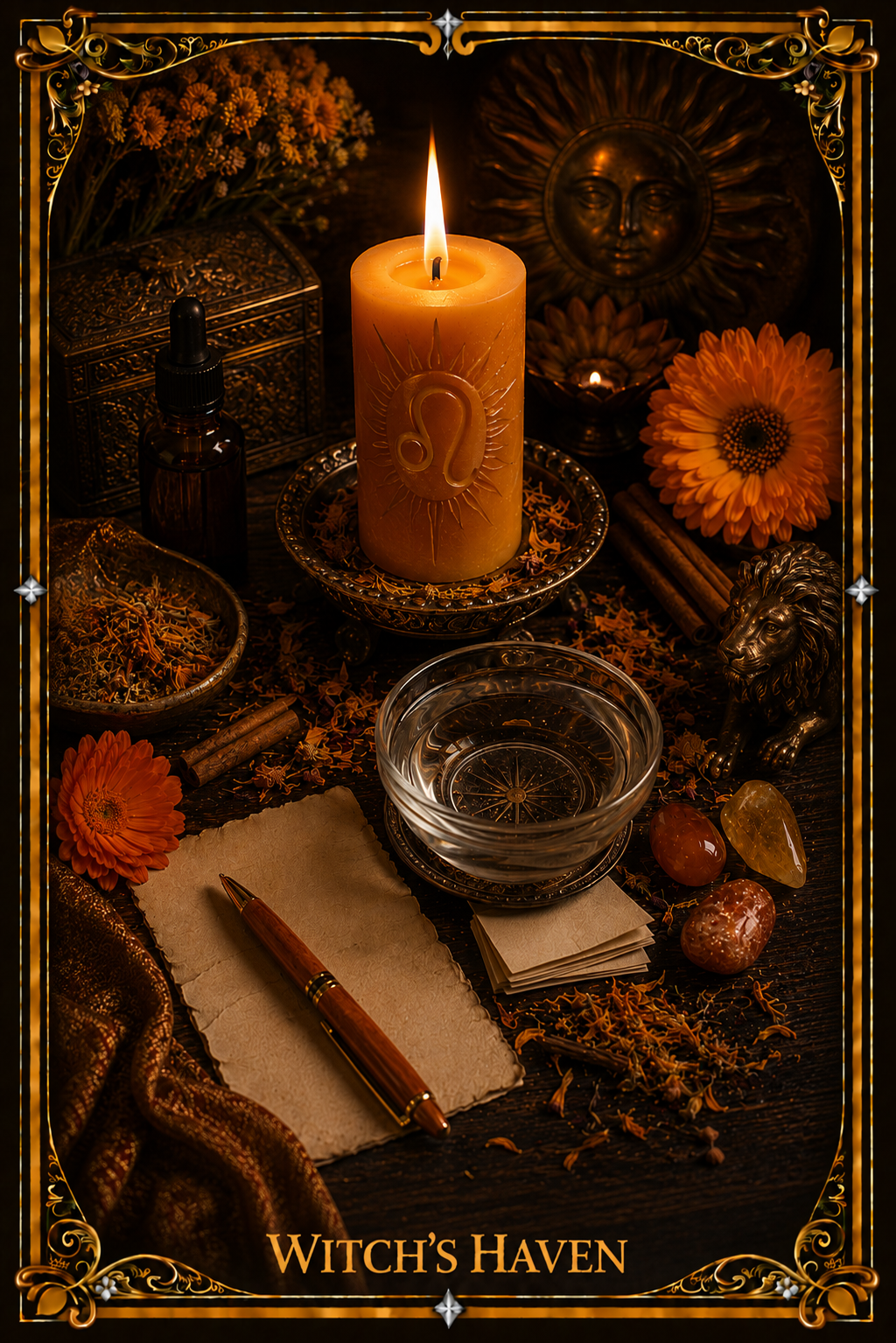 Leo Ritual Card