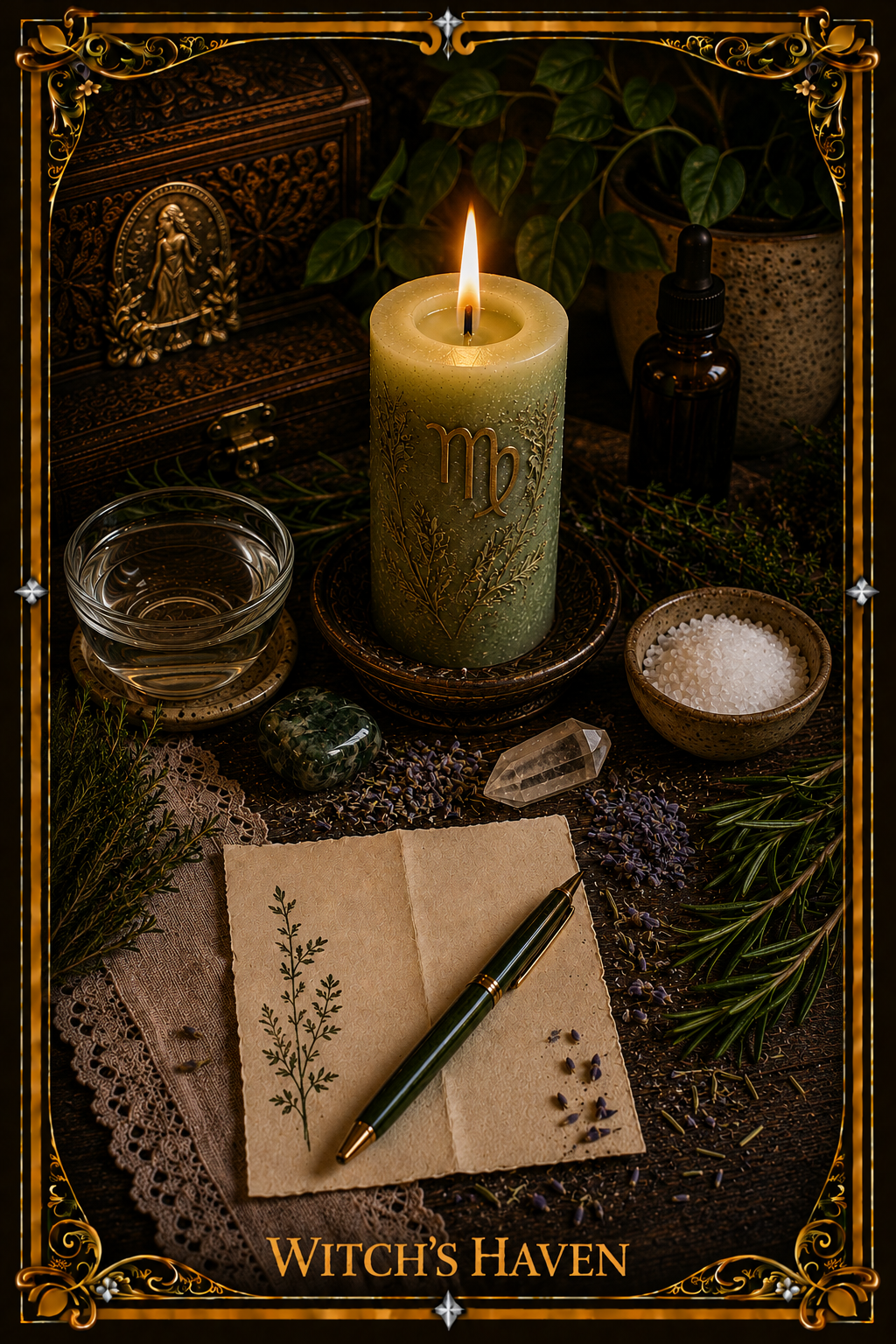 Virgo Ritual Card