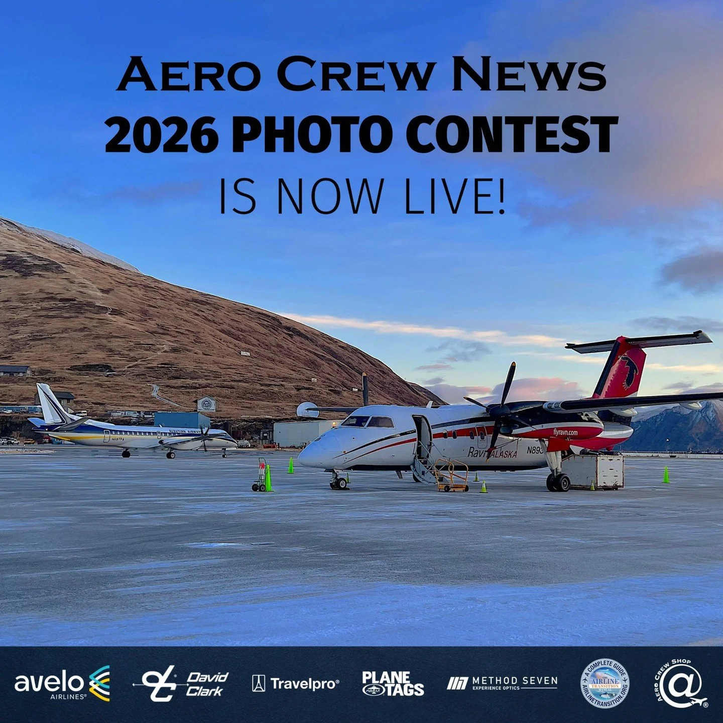 Hurry! Before it&rsquo;s too late, enter your photos (multiple entries accepted) of AIRPORTS&ndash;&ndash;YOUR PERSPECTIVE for the 2026 Aero Crew News Photo Contest. Entries accepted through February 28. Great prizes provided by Avelo Air, David Clar