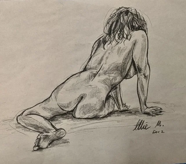 Observational Figure Drawing 40 mins, 15x15, 2026