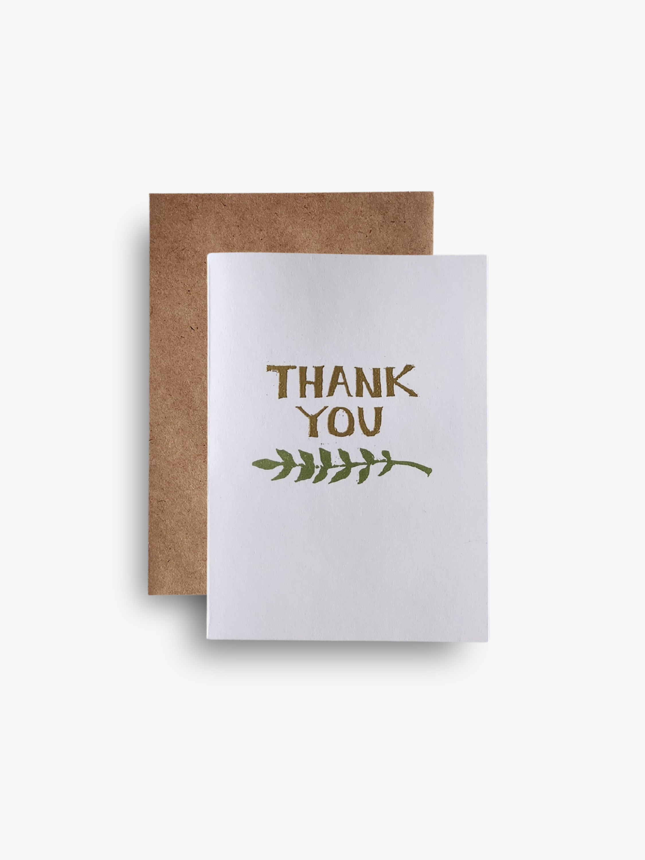 Thank You Leaves Card