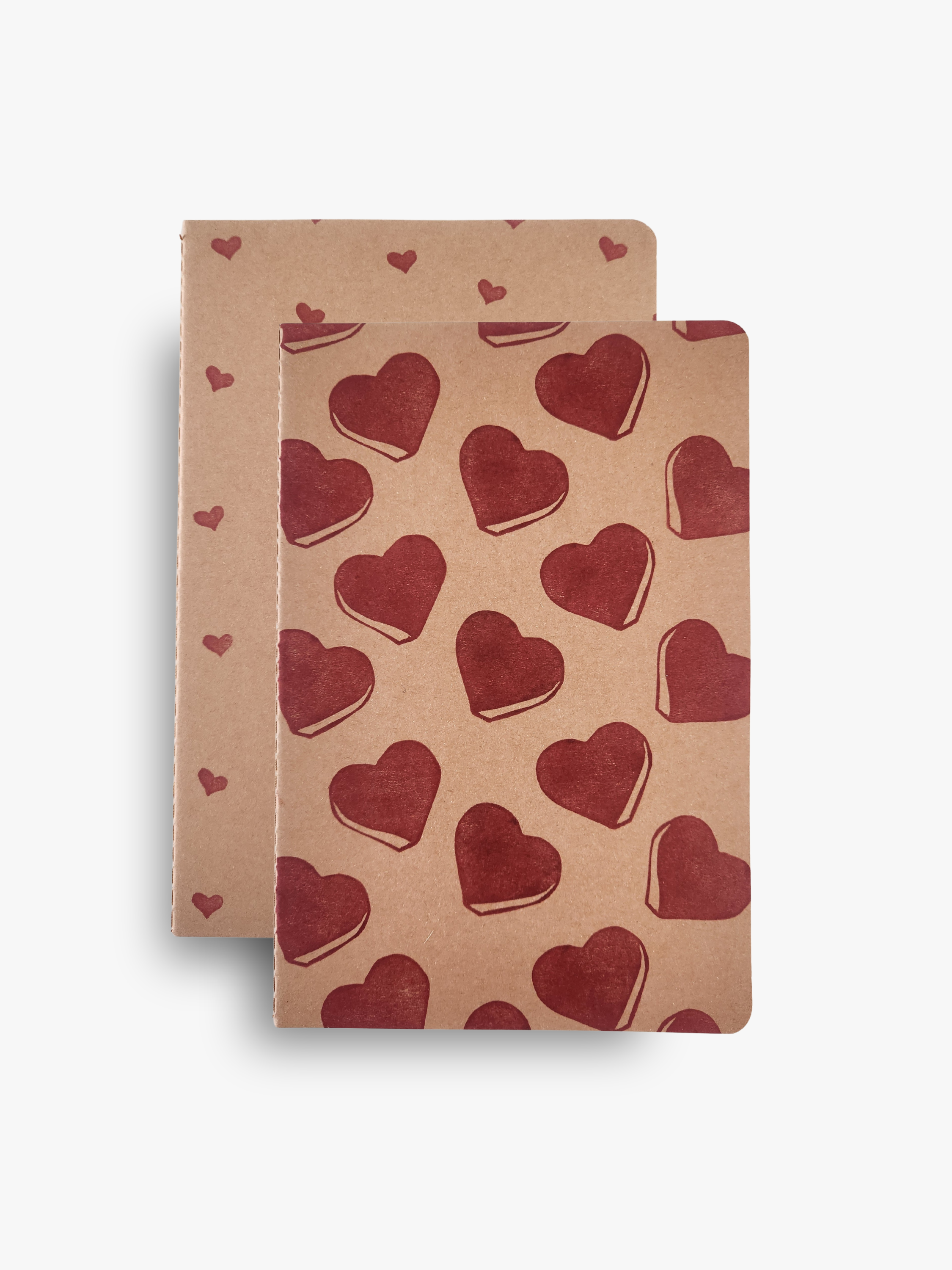 Red Hearts Notebook Set
