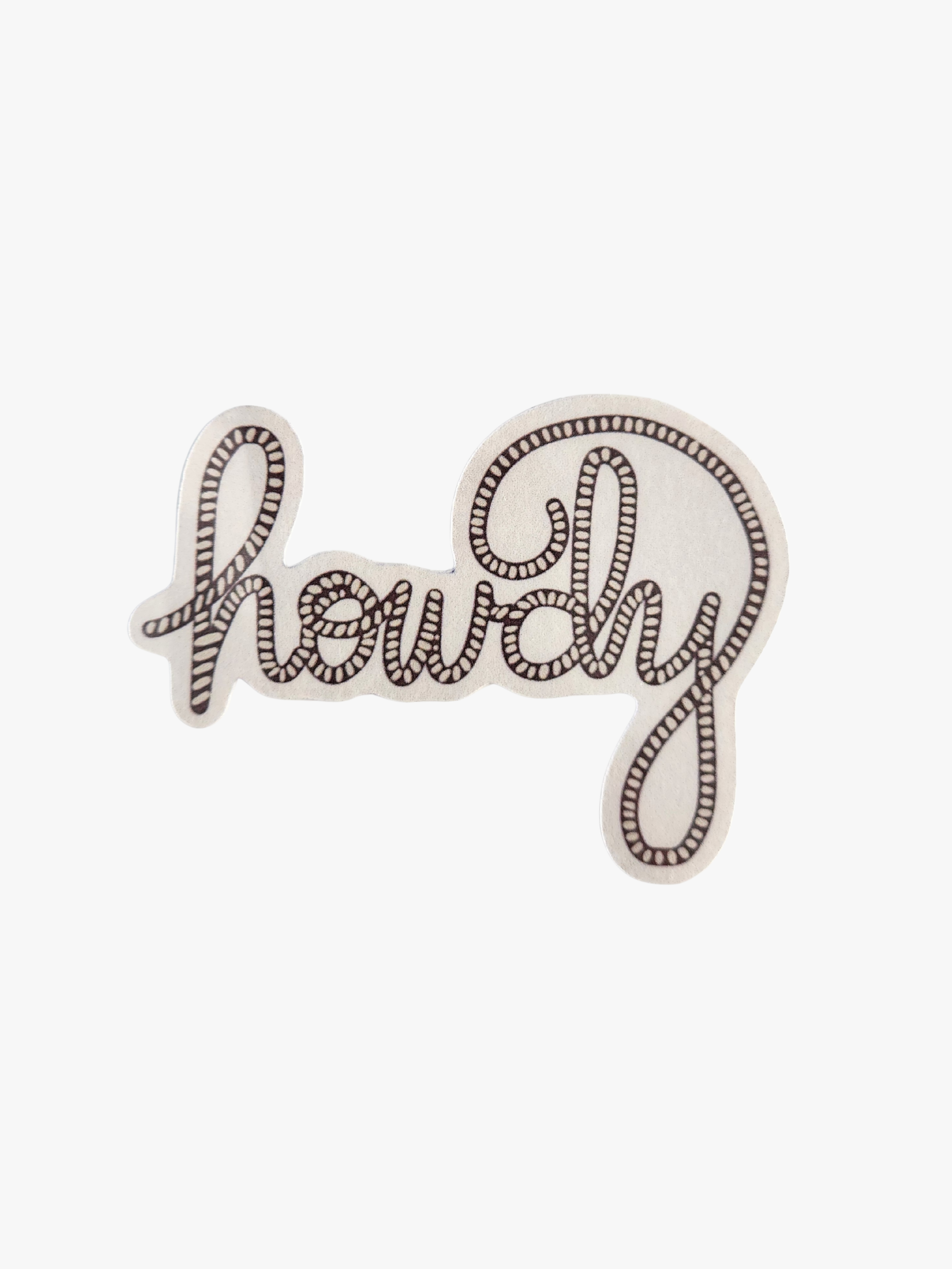 Howdy Rope Sticker