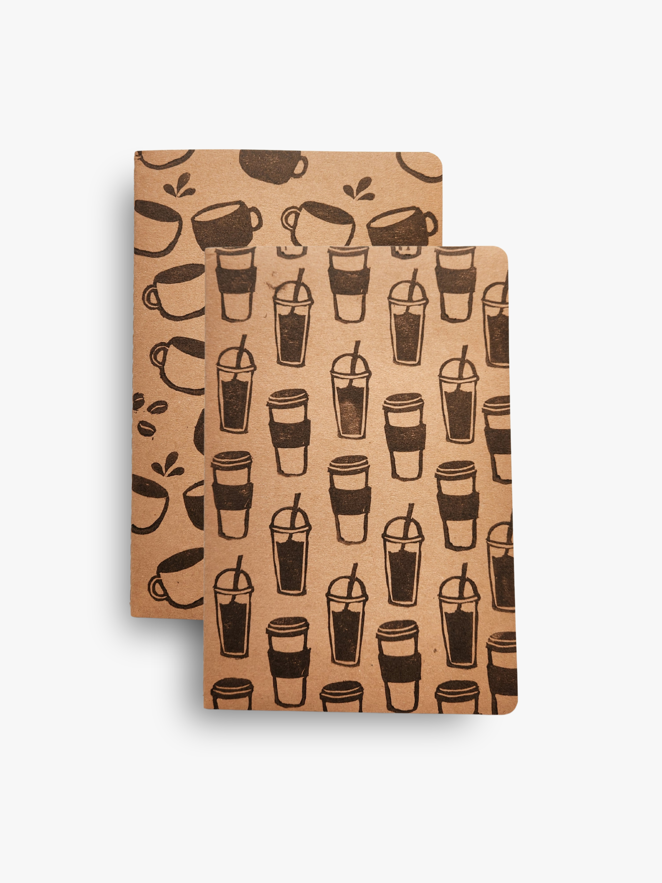 Dark Brown Coffee Mug Notebook Set