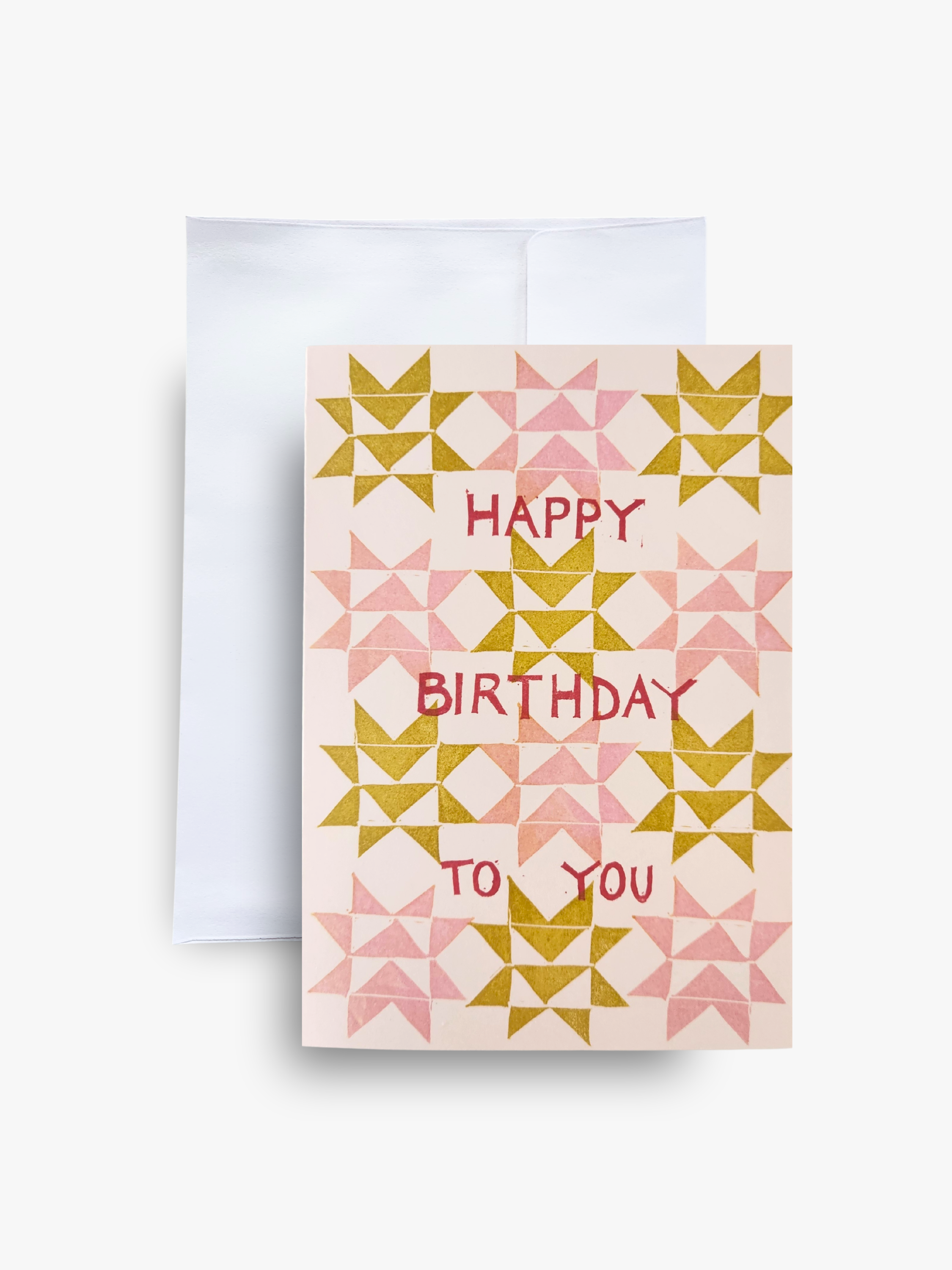 Geometric Print Birthday Card