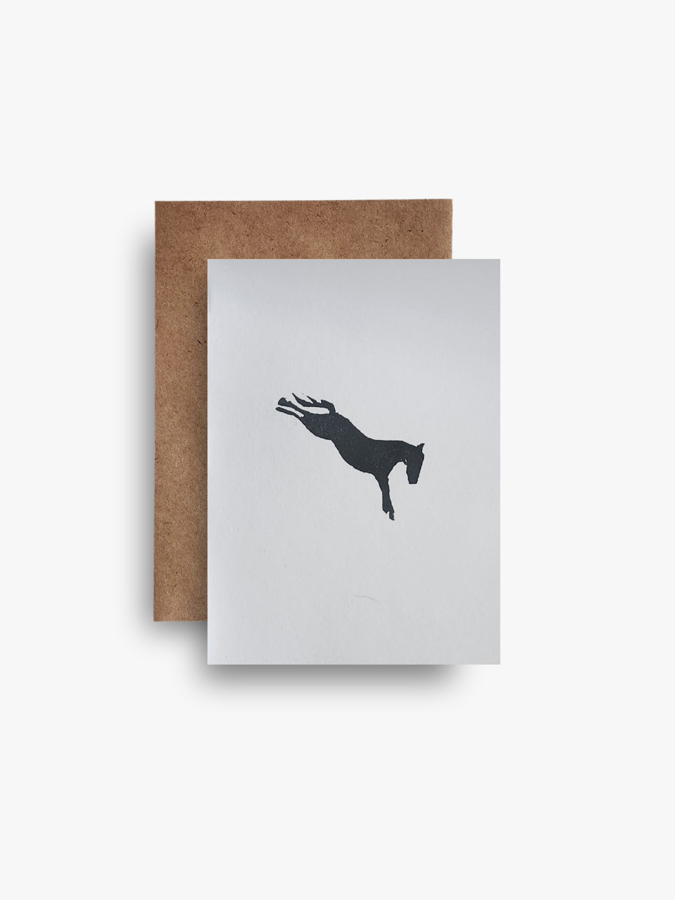 Bucking Horse Card