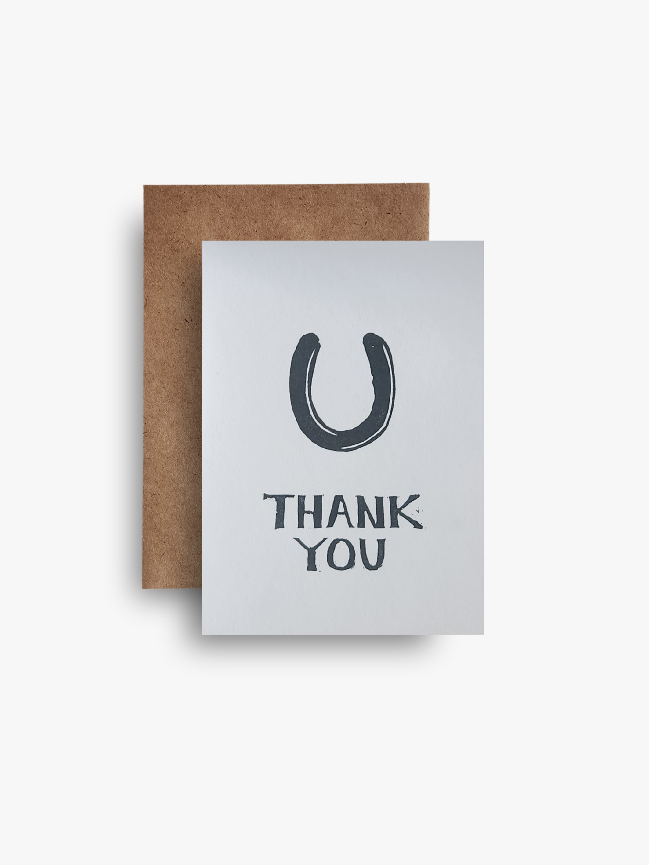 Thank You Horseshoe Card