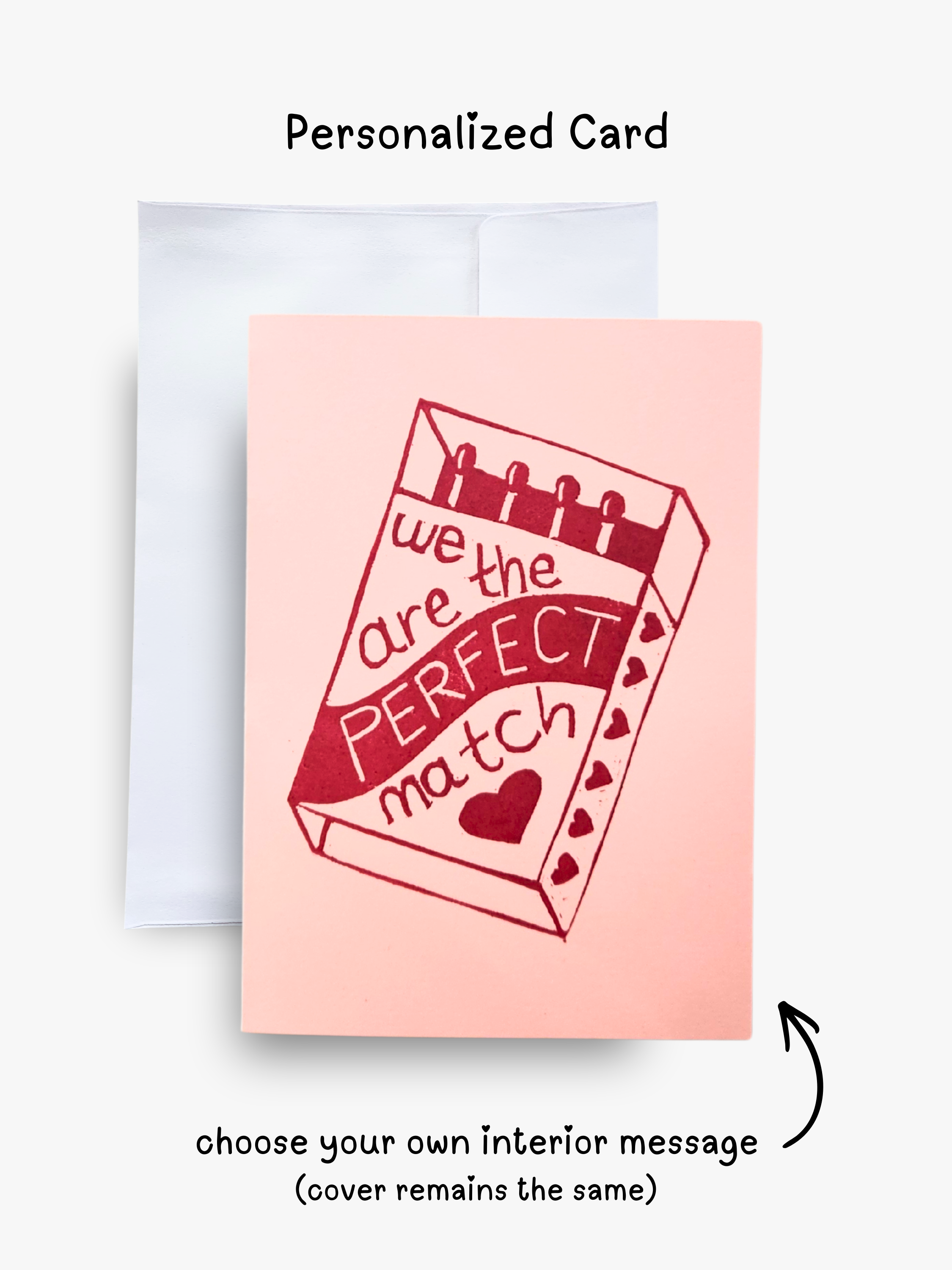 Perfect Match Card - Customizable Interior