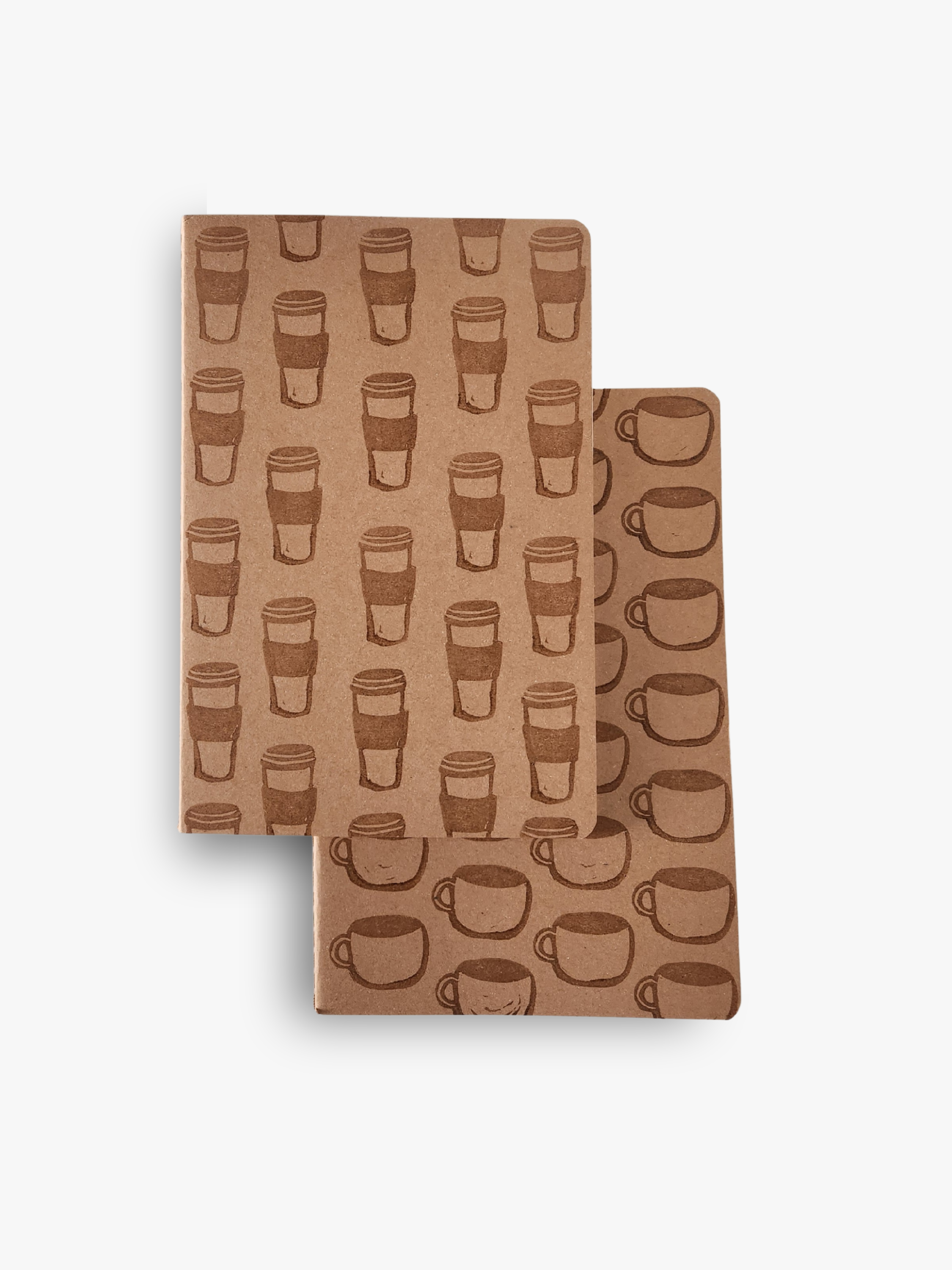 Coffee Mugs Pattern Notebook Set