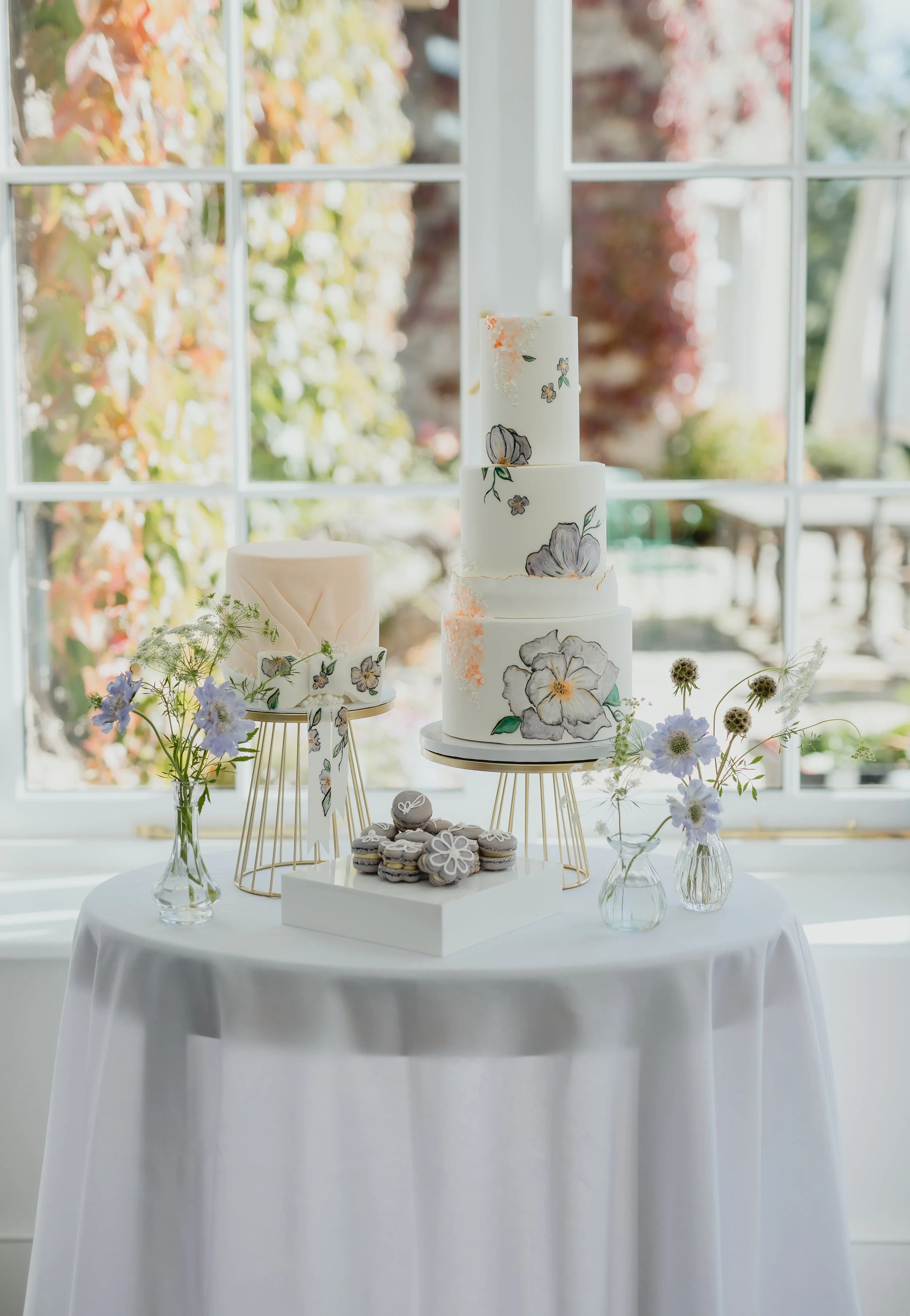 Wedding cake by Hannah from the Gorge Bakehouse in Cheddar