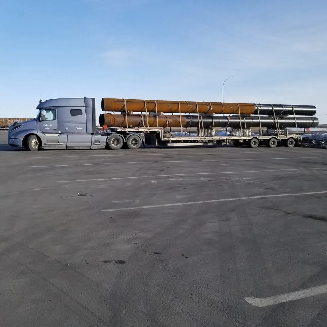 Foundation posts from Vancouver to Saint John Port
