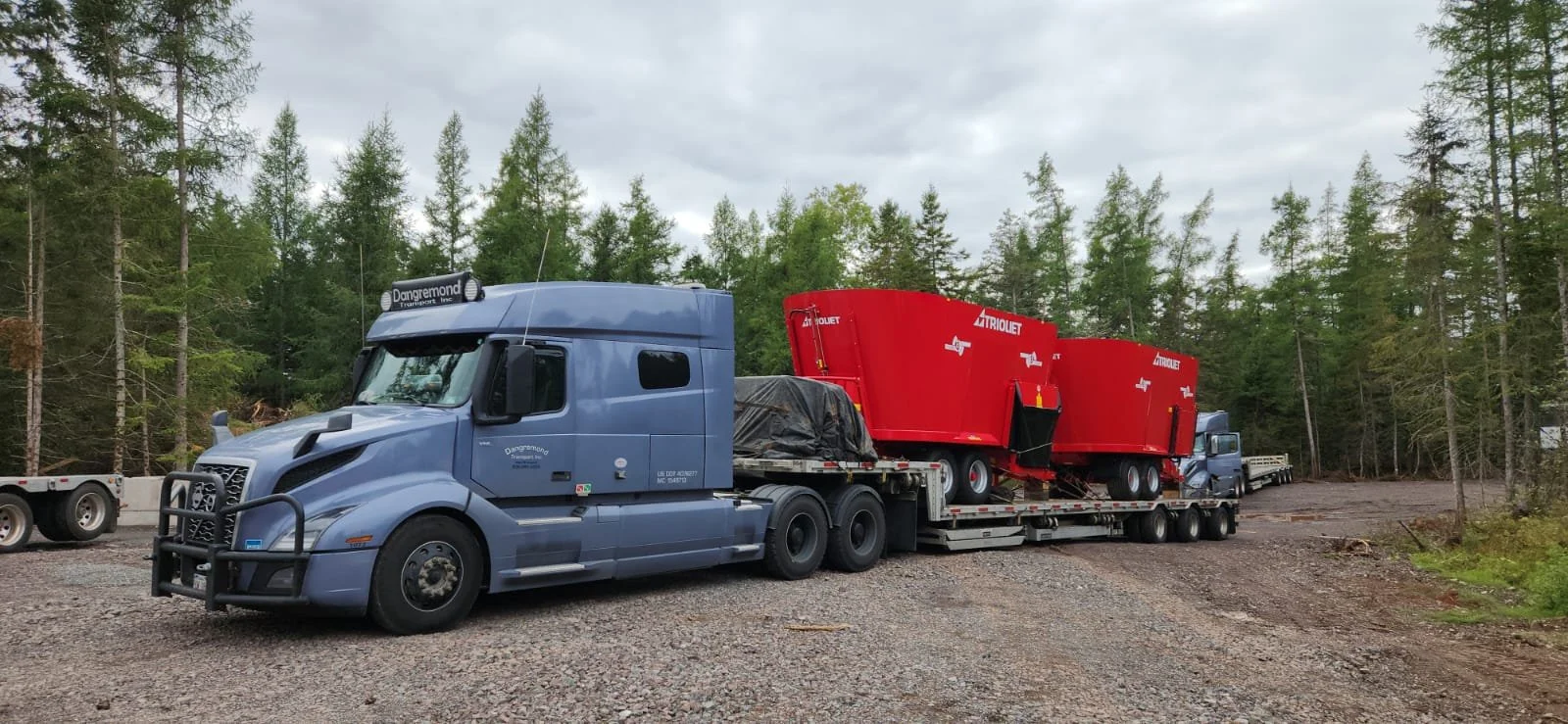Ready to leave the yard