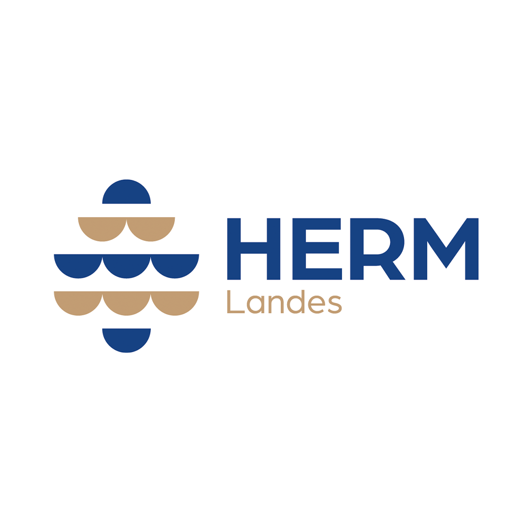 HERM : village in the Landes, South-West France