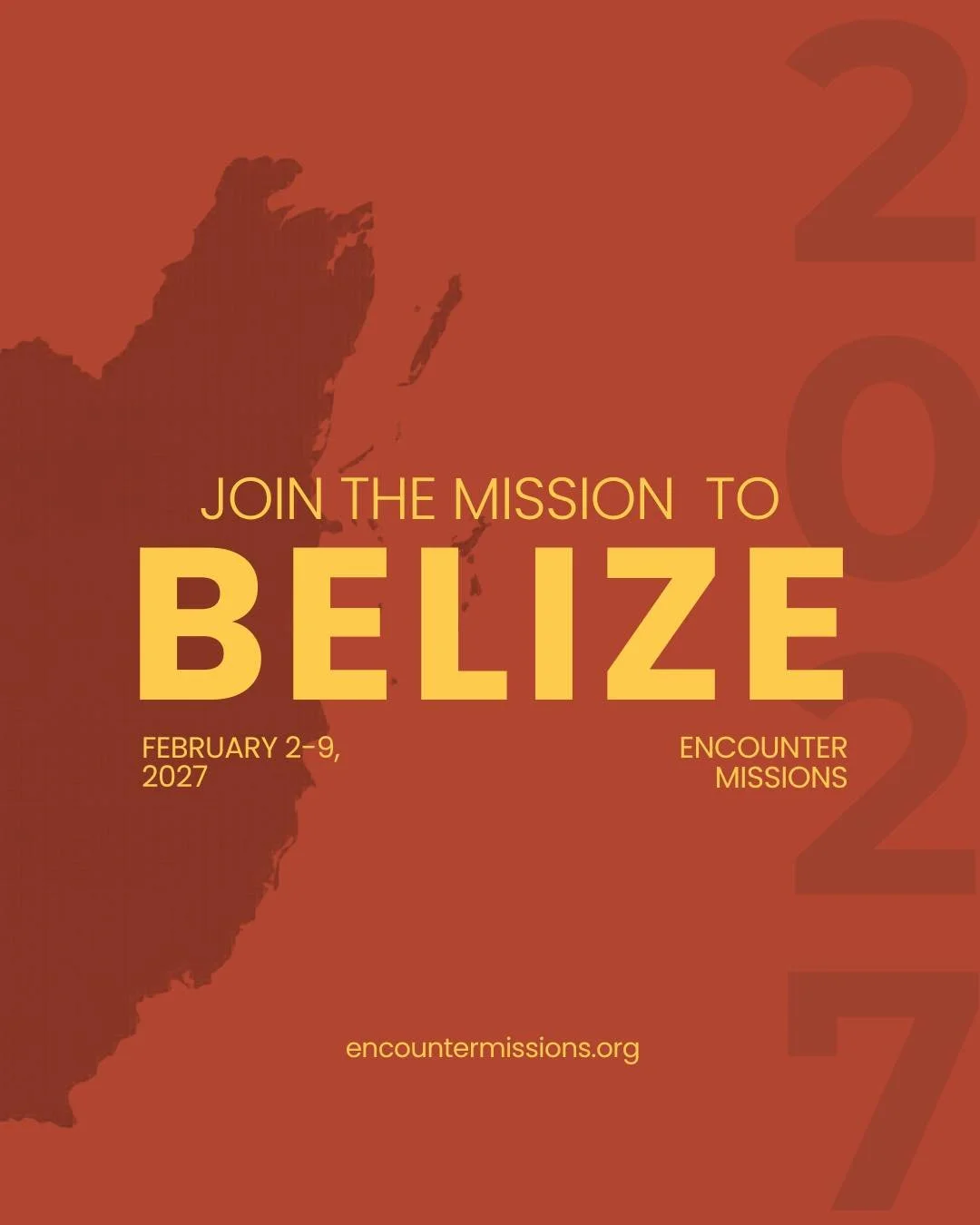 Returning to Belize in 2027 🇧🇿
Registration is now OPEN!

Since the beginning, this mission has carried a special place in our hearts. 
Come serve local communities in Belize, evangelize, pray with others, and step out in faith expecting God to mov