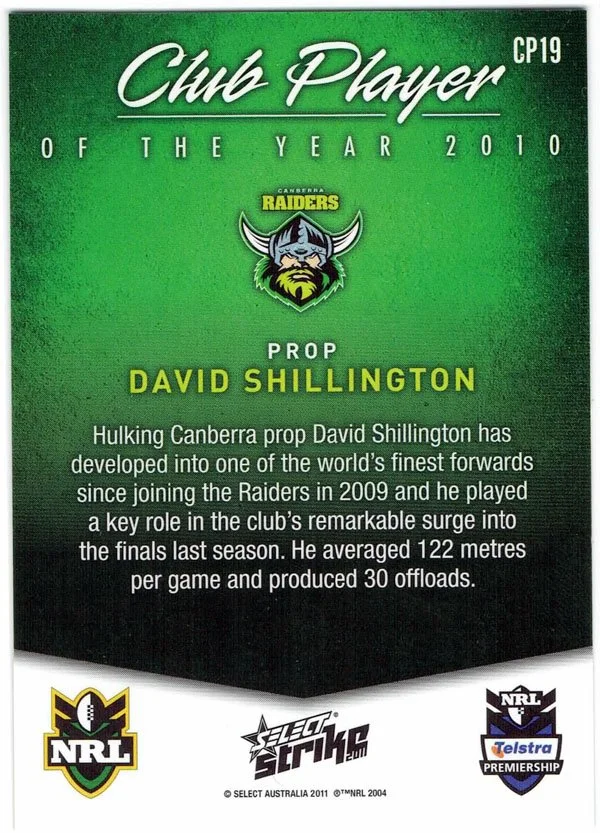 NRL2011SSTCP19b_2011_select_NRL_strike_club_player_of_the_year_2010_david_shillington_CP19_TCAC.jpg