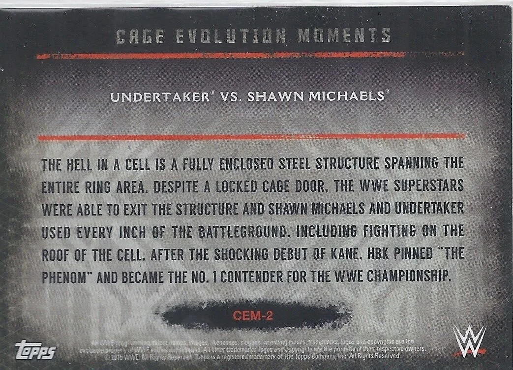 WWE2015UCEMSP01b_2015_topps_wwe_undisputed_cage_evloution_moments_silver_parallel_shawn_michaels_undertaker_CEM2.jpg