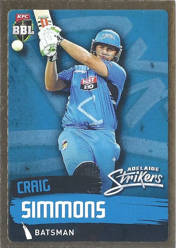 2015-16 Tap N Play cricket Craig Simmons #074
