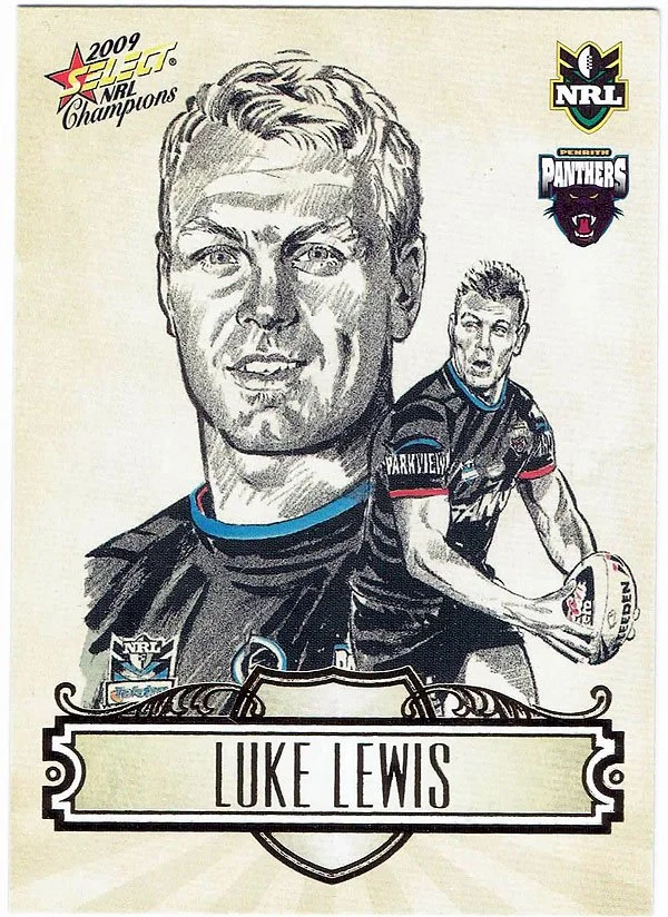 NRL2009SCSK021_2009_select_NRL_champions_sketch_luke_lewis_SK21_TCAC.JPG