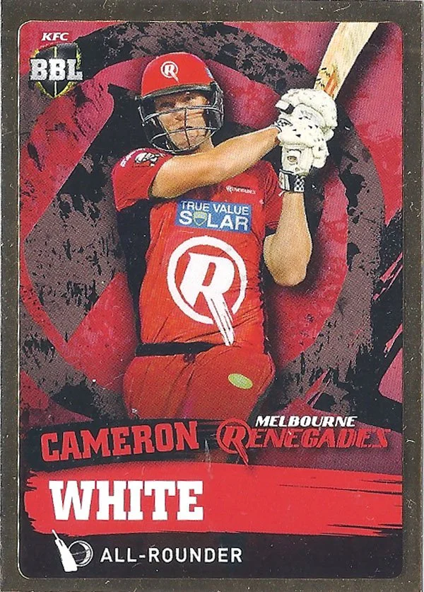 2015-16 Tap N Play cricket Cameron White #119