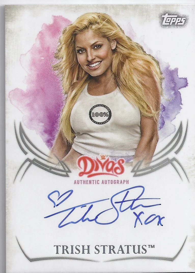 2015 Topps WWE undisputed autographs