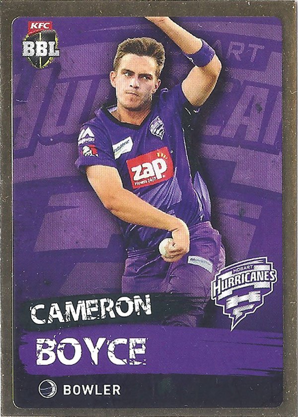 2015-16 Tap N Play cricket Cameron Boyce #092