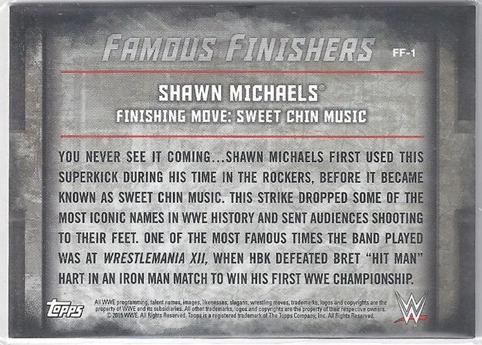 WWE2015UFF16b_2015_topps_wwe_undisputed_famous_finishers_shawn_michaels_FF1.jpg