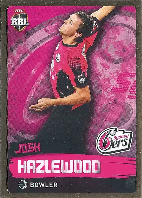 2015-16 Tap N Play cricket Josh Hazlewood #157