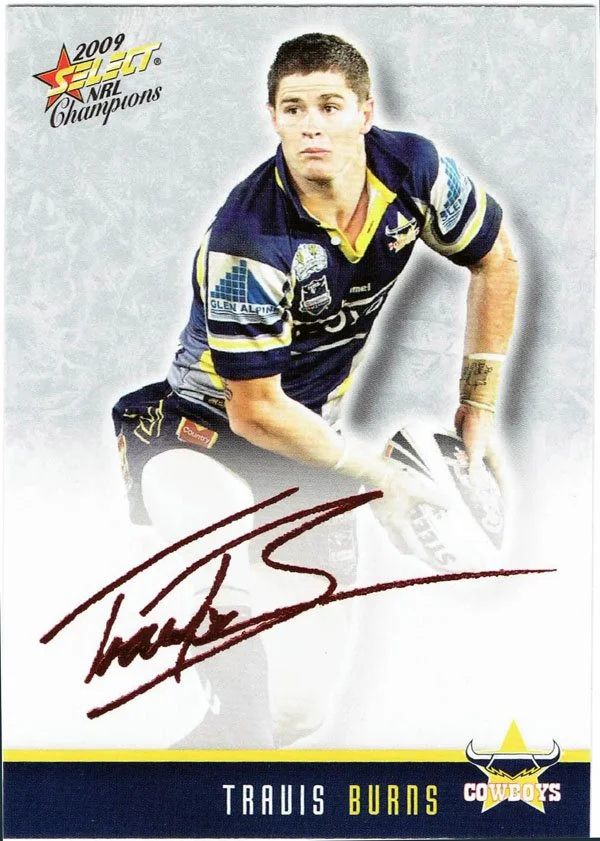 NRL2009SCFS026_2009_select_NRL_champions_red_foil_signature_travis_burns_FS26.JPG