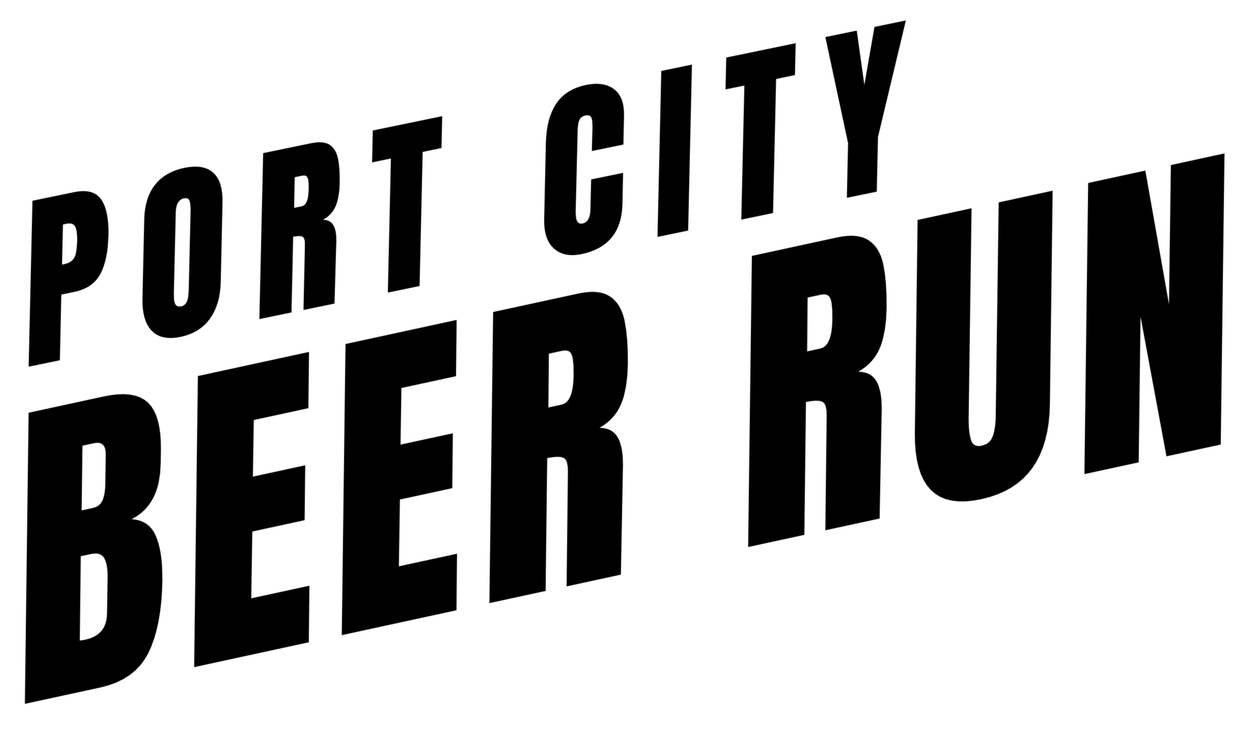 Port City Beer Run wordmark