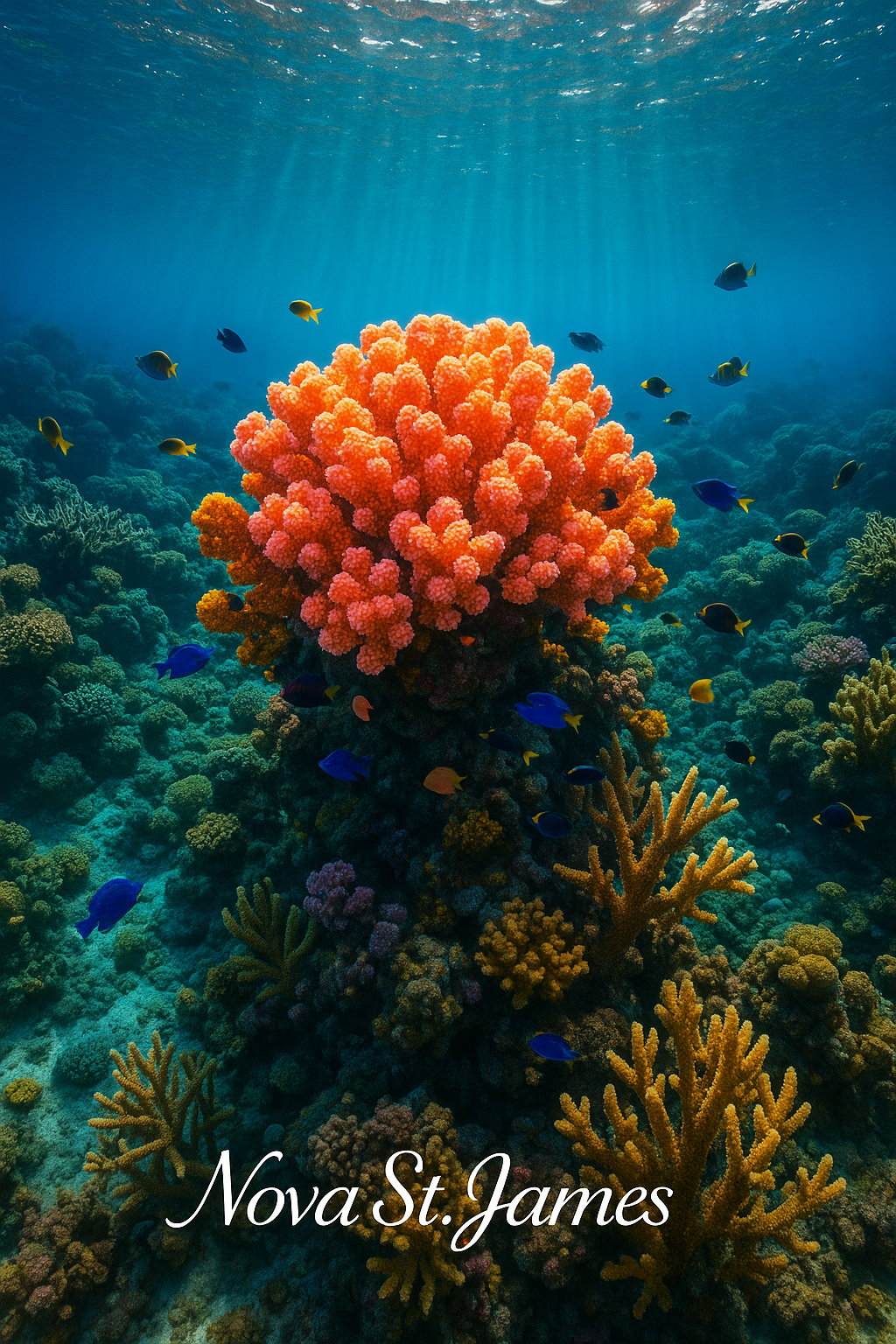 Coral Reef Underwater — “Deep beauty, untouched.”