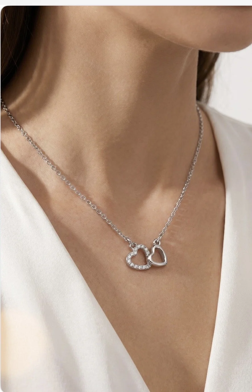 Intertwined Heart Necklace