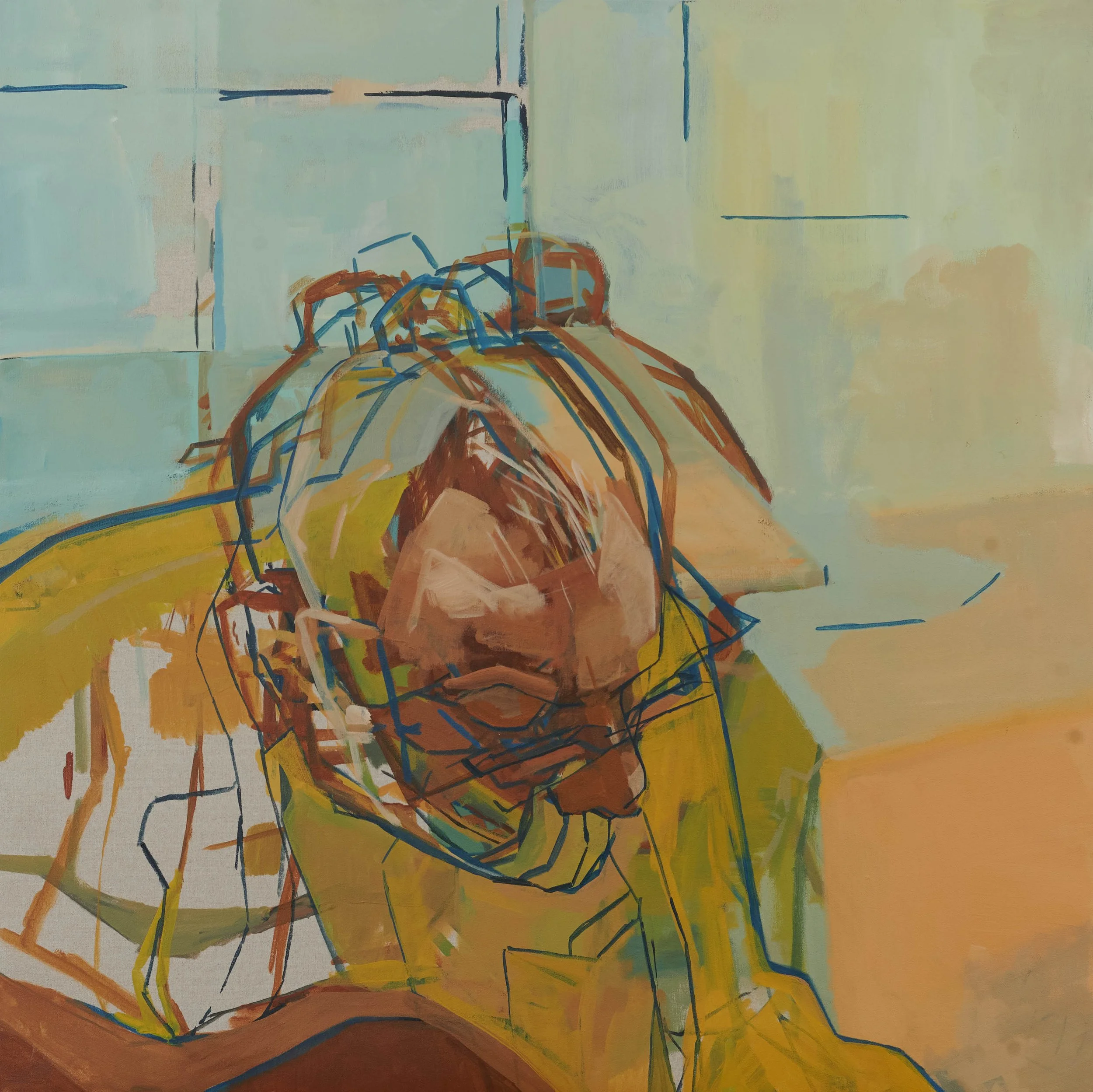 Richard Moss
G.G.N. Dynamic head I
2023
Acrylic on Linen
100 x 100 cm | 39 x 39 in
